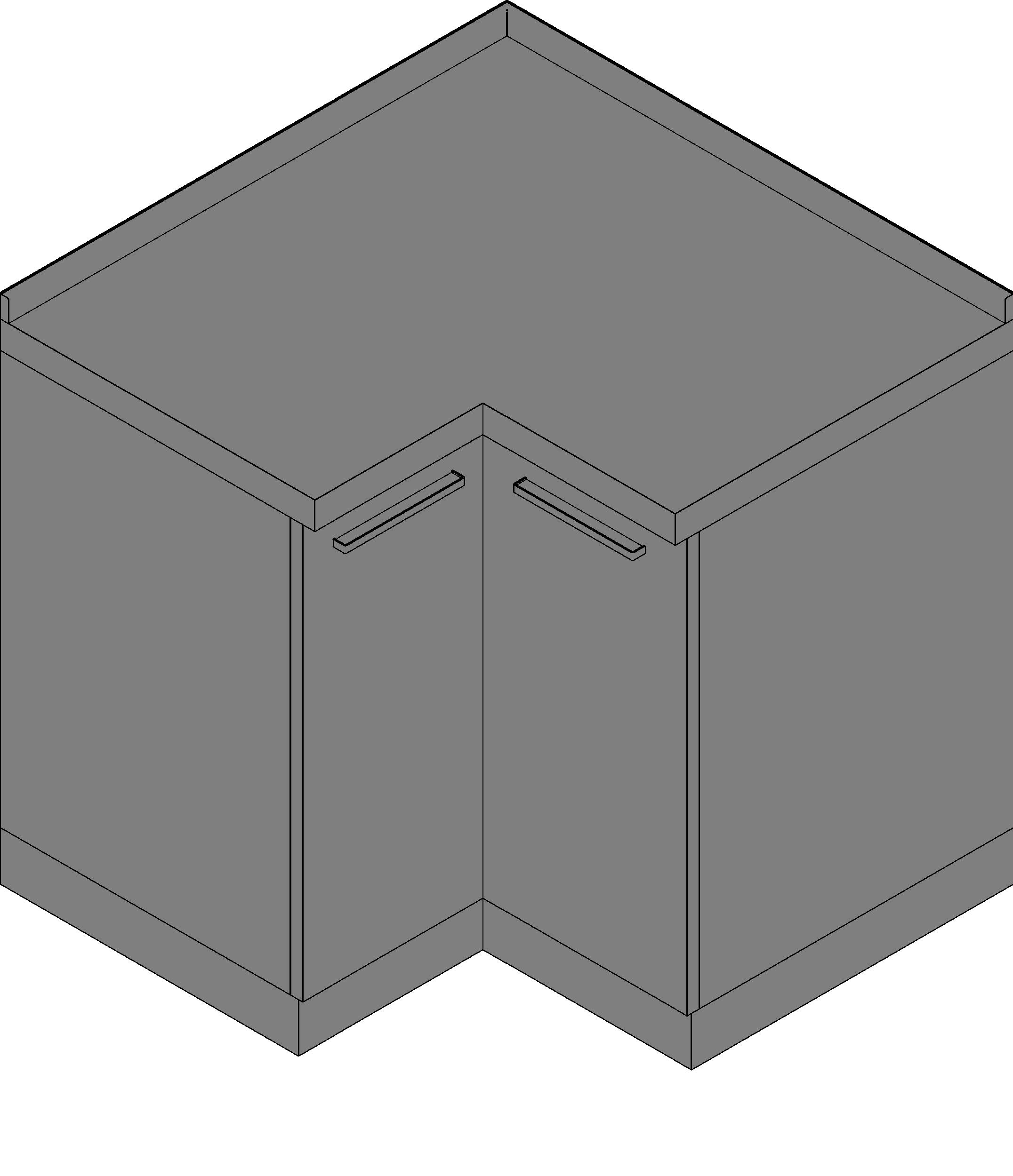 M Corner Unit revit family free download