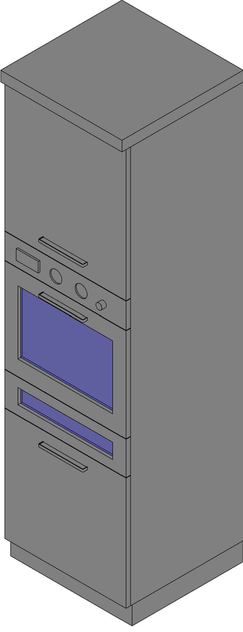 M Oven Tower Unit revit family free download