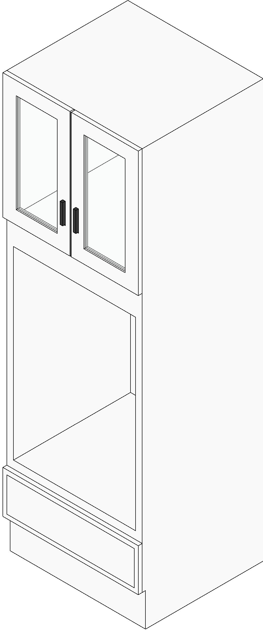 M Tall Cabinet 2 Door Built in revit family free download