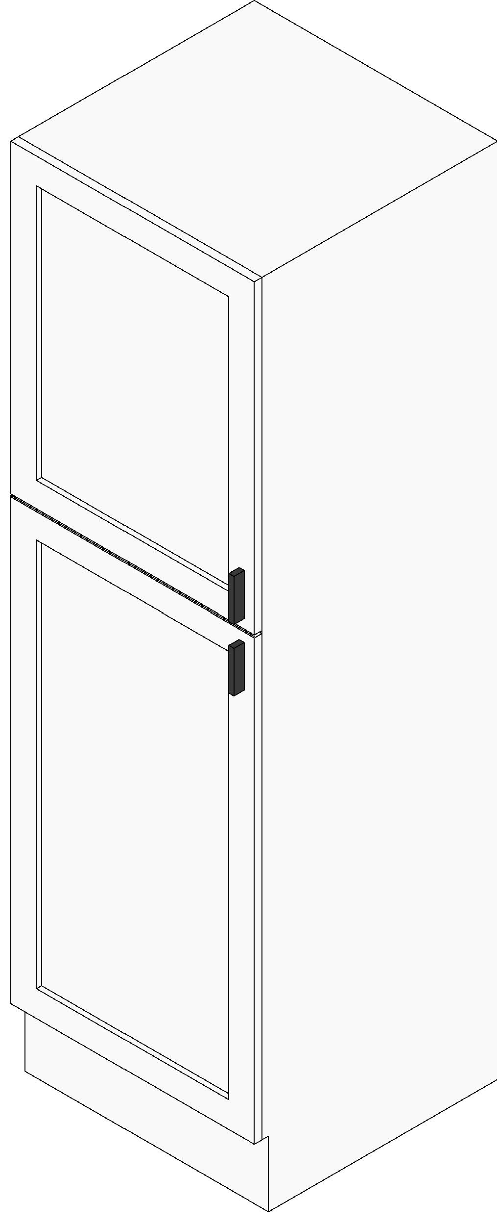 M Tall Cabinet Single Door2 revit family free download
