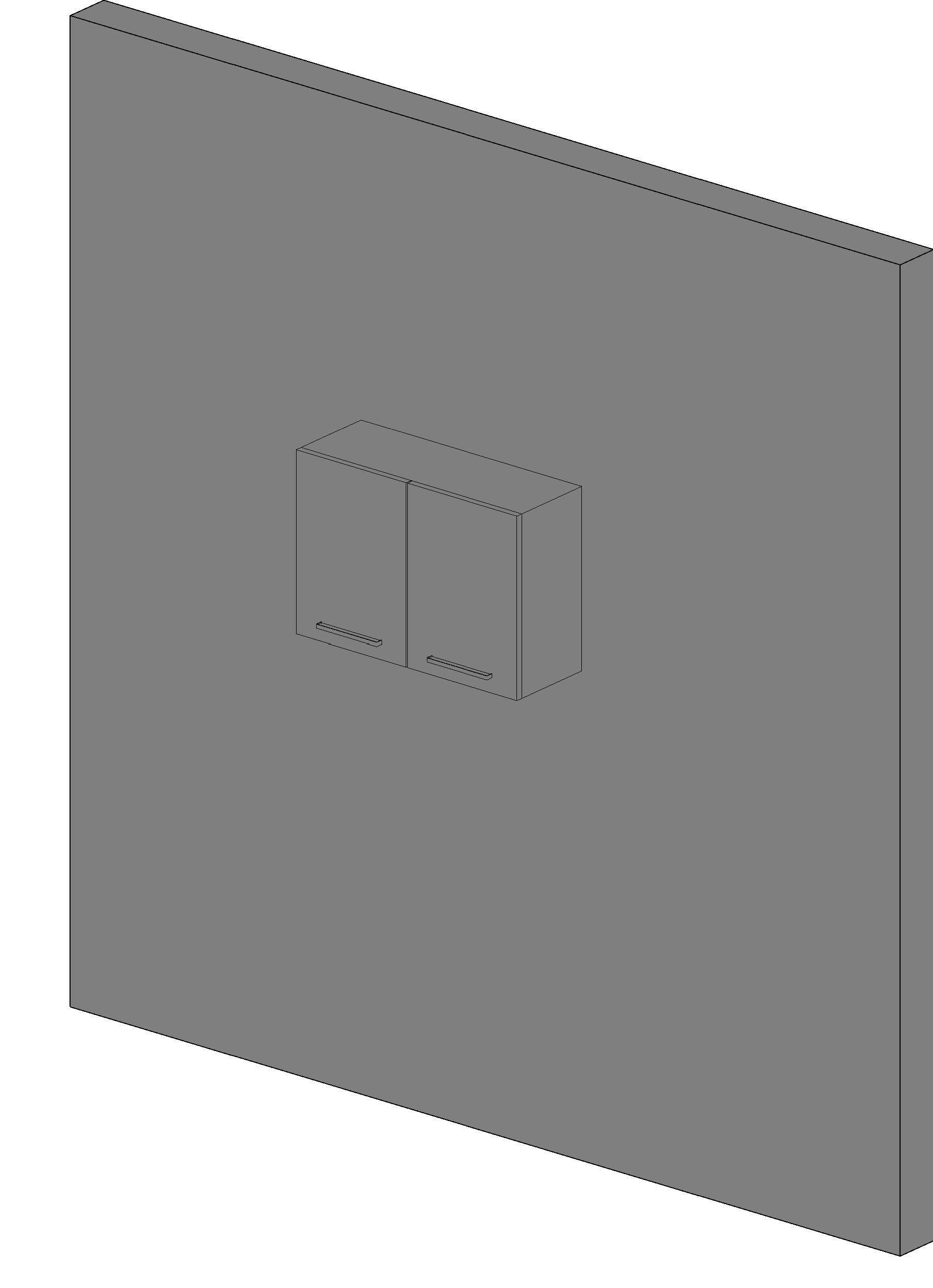 M Wall Unit Double Door revit family free download