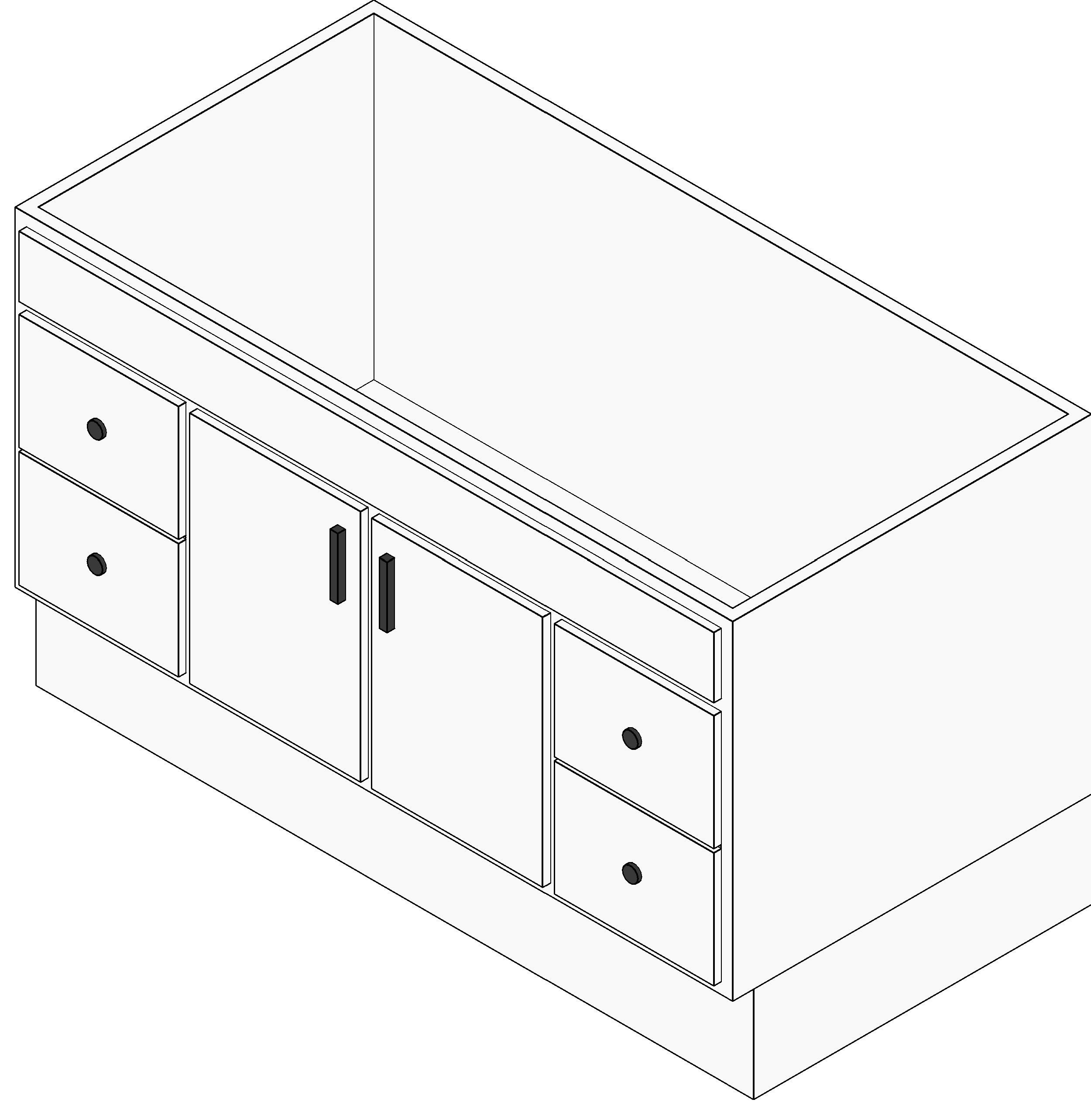 Vanity Cabinet revit family free download