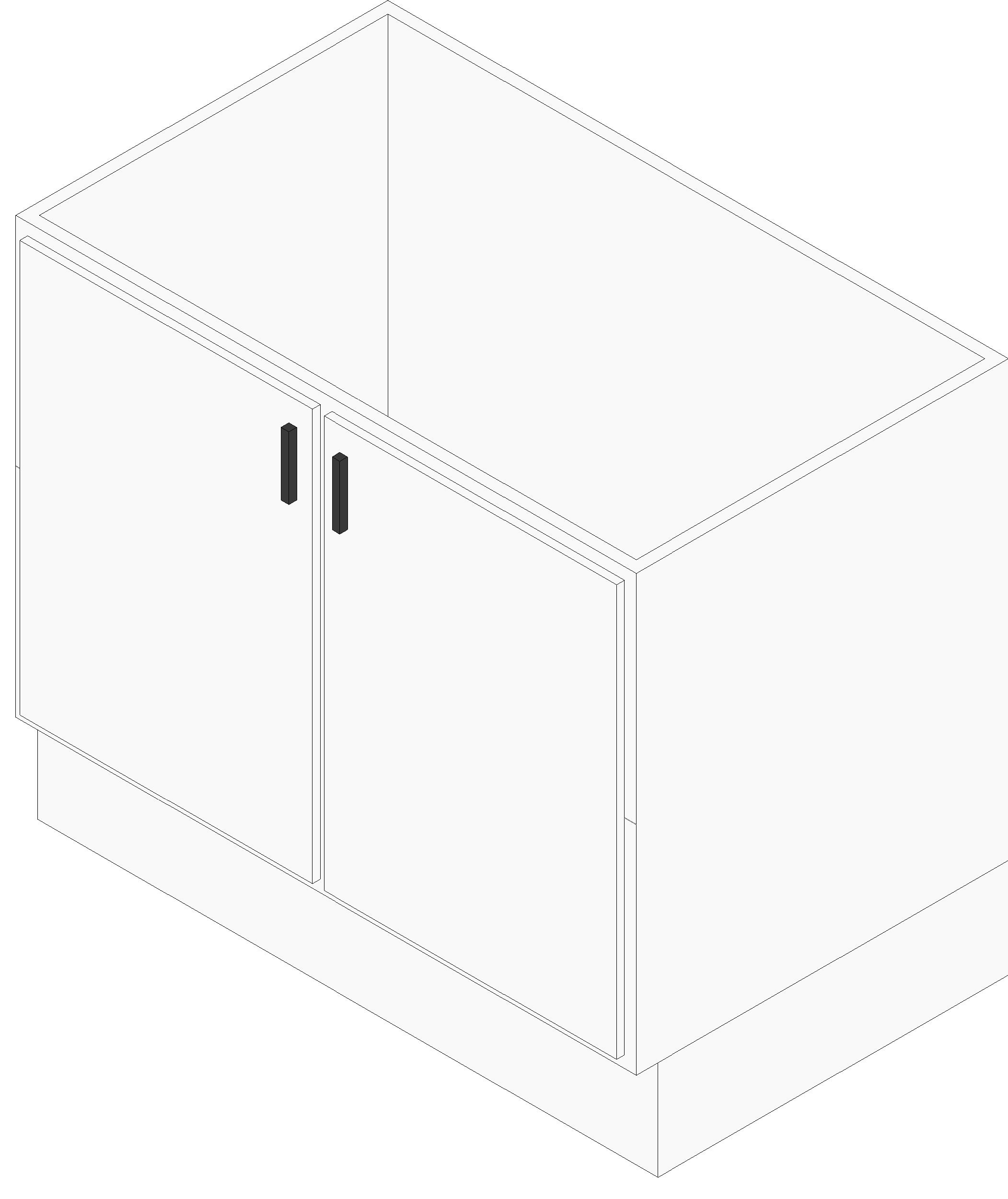 Vanity Cabinet Dbl Door revit family free download