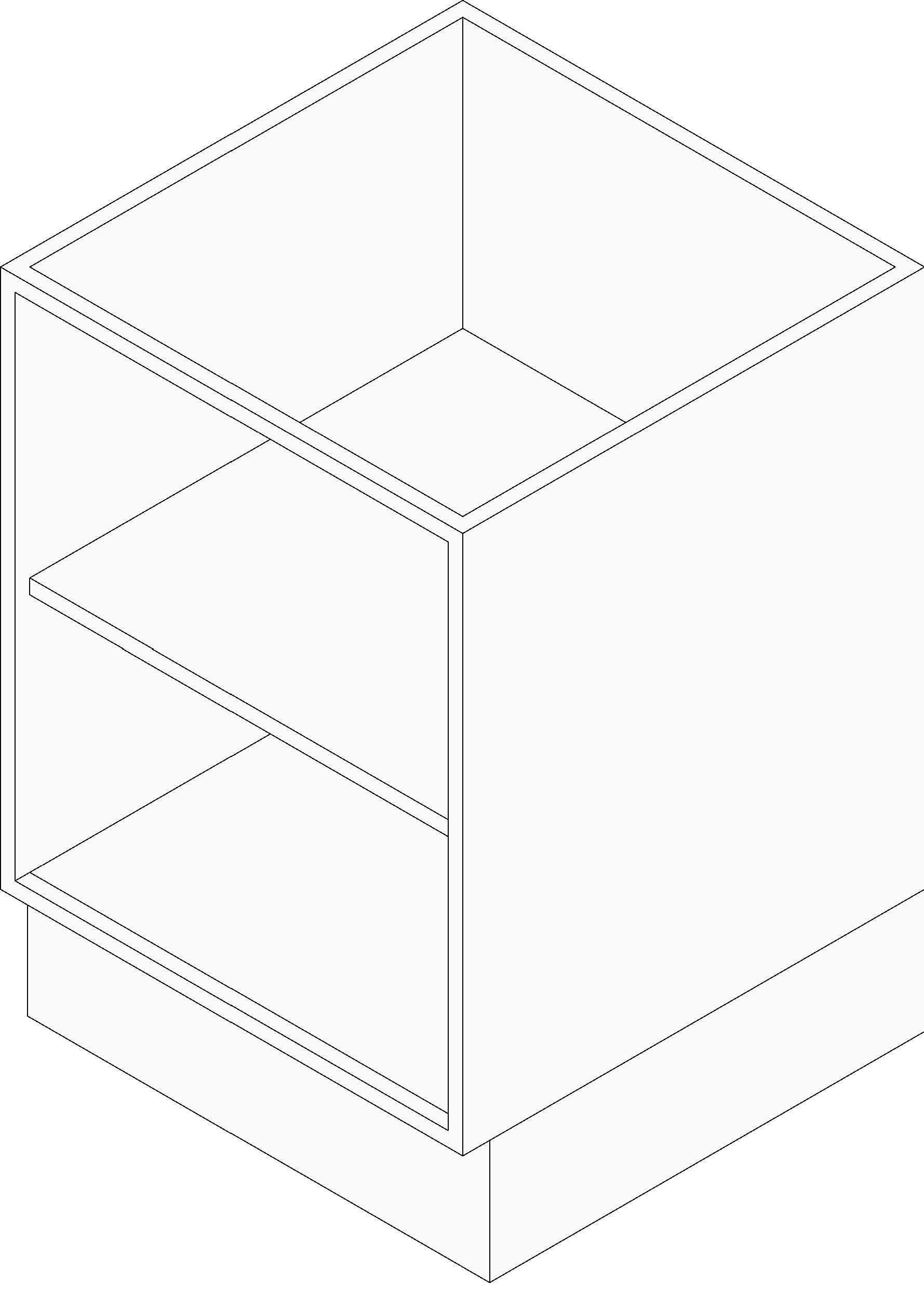 Vanity Cabinet Shelf Unit revit family free download