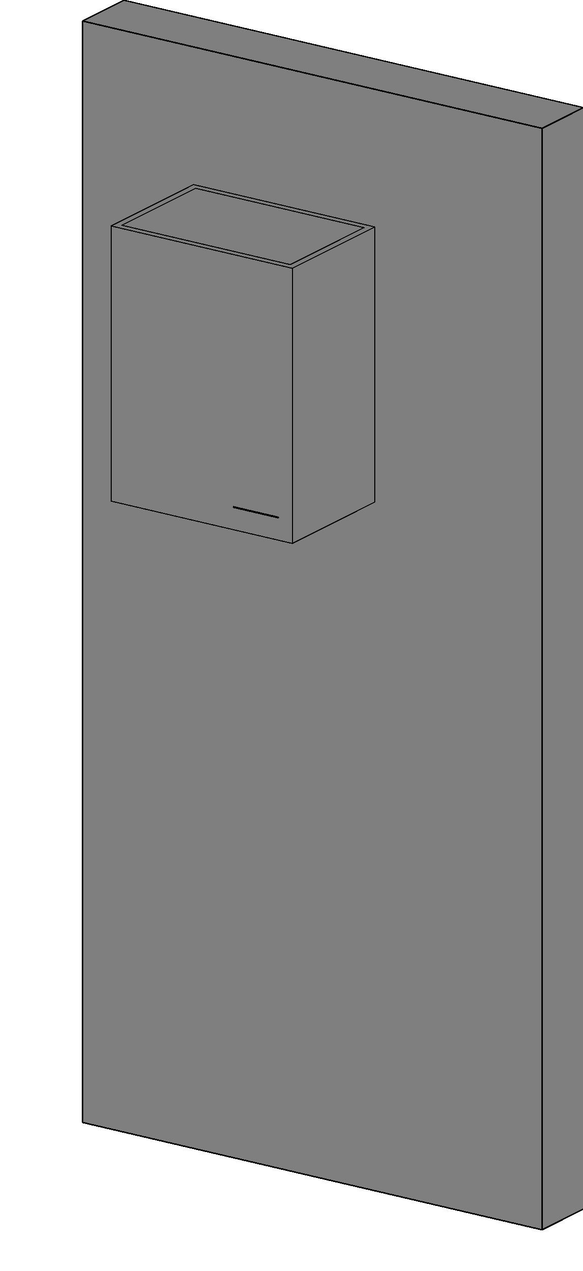 Wall Cabinet 1 Door revit family free download