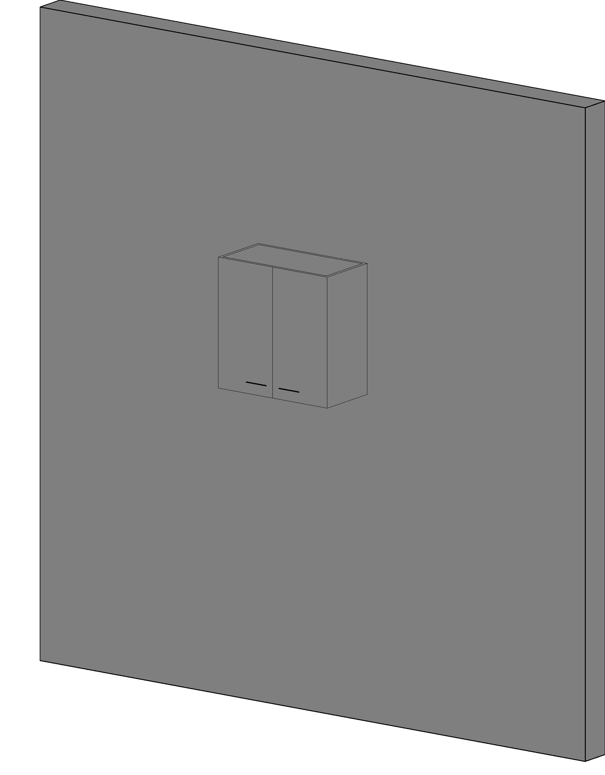 Wall Cabinet 2 Door revit family free download