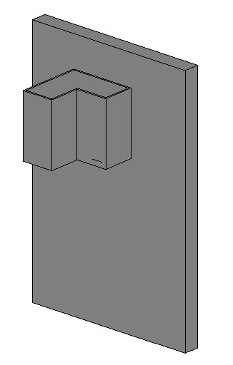 Wall Cabinet Corner revit family free download