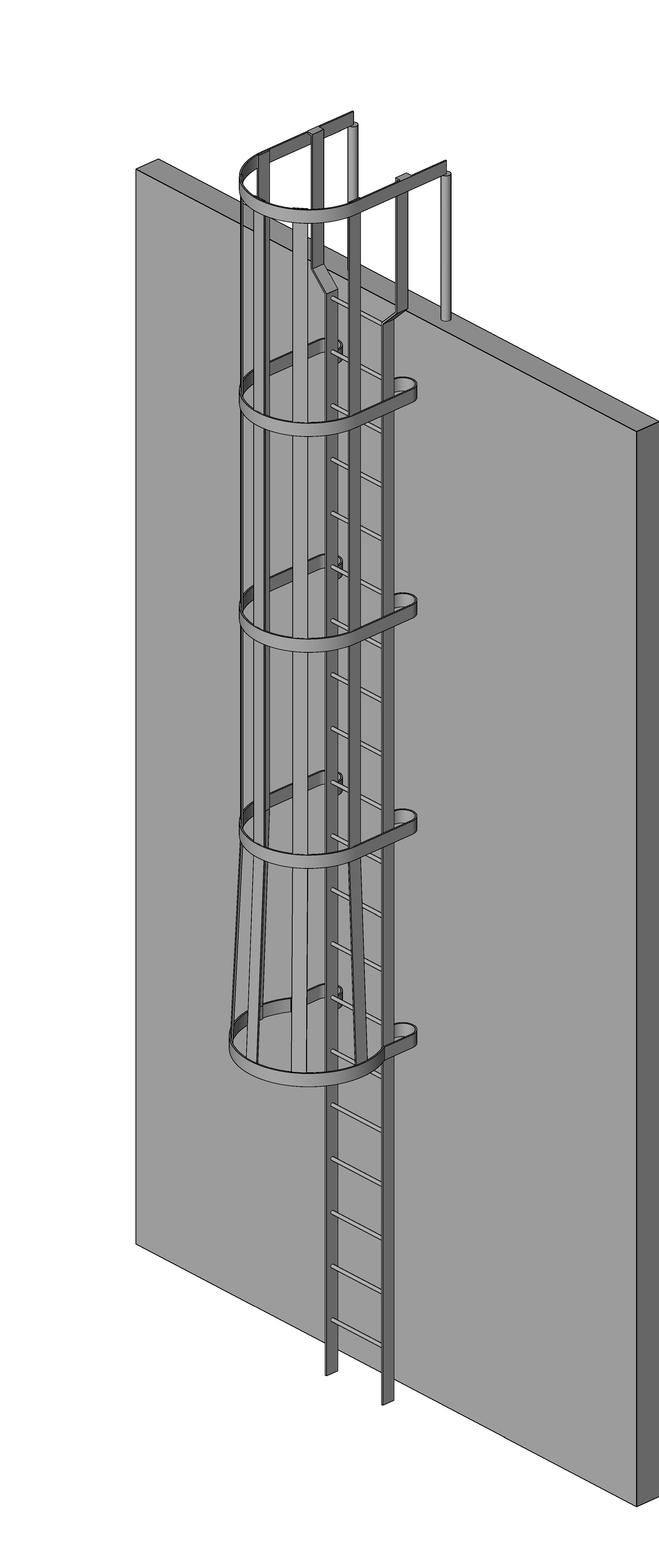Cage Ladder revit family free download