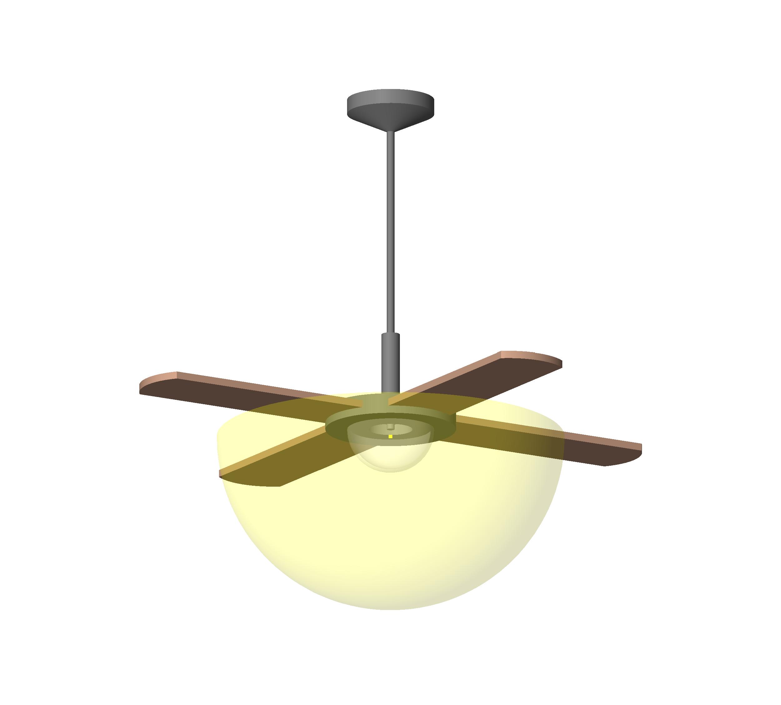Ceiling Fan 3 revit family free download
