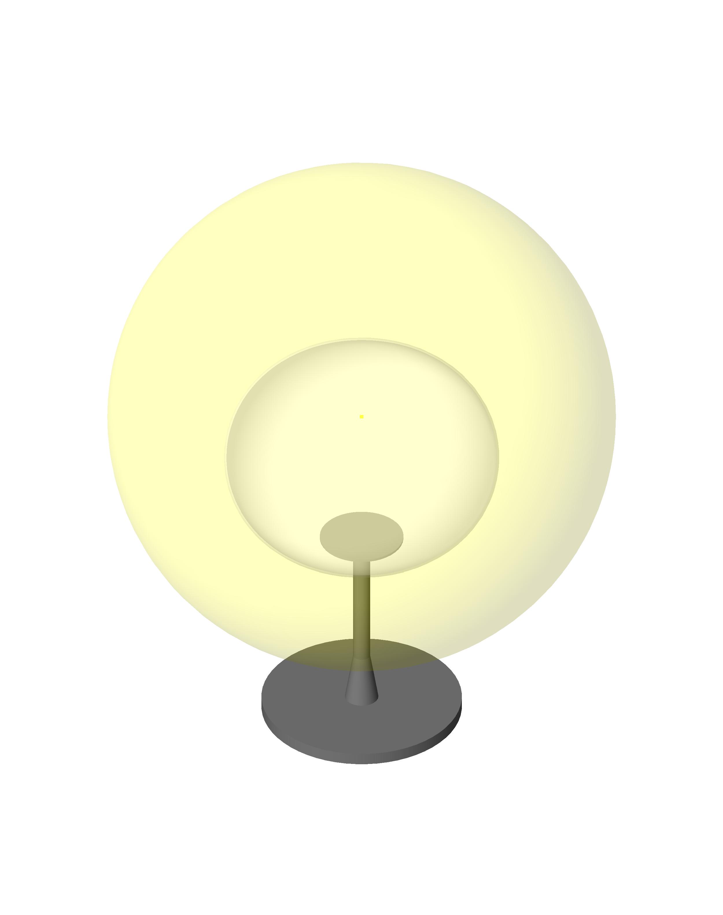 Floor and Table Lamp Sphere revit family free download