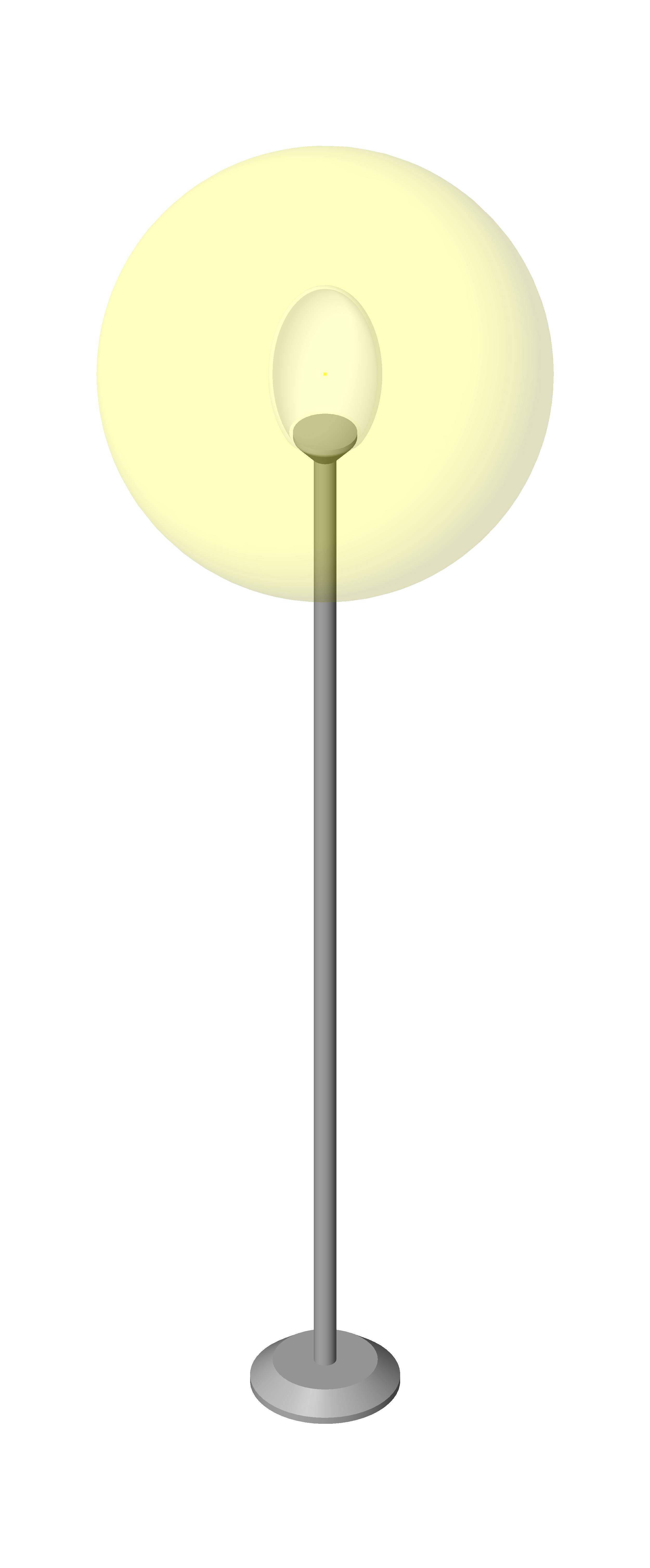 Floor Lamp Oval revit family free download