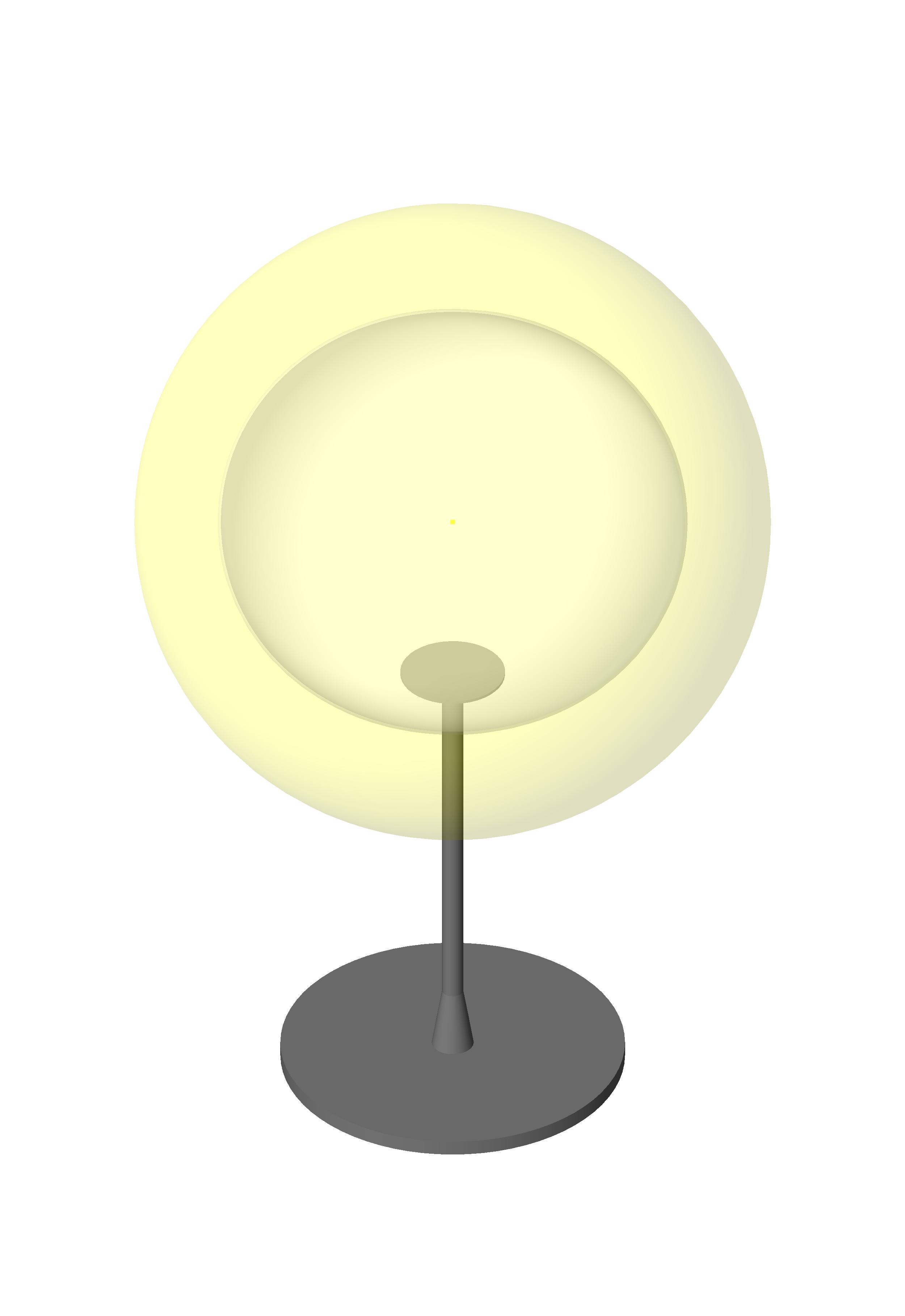 Floor Lamp Sphere revit family free download