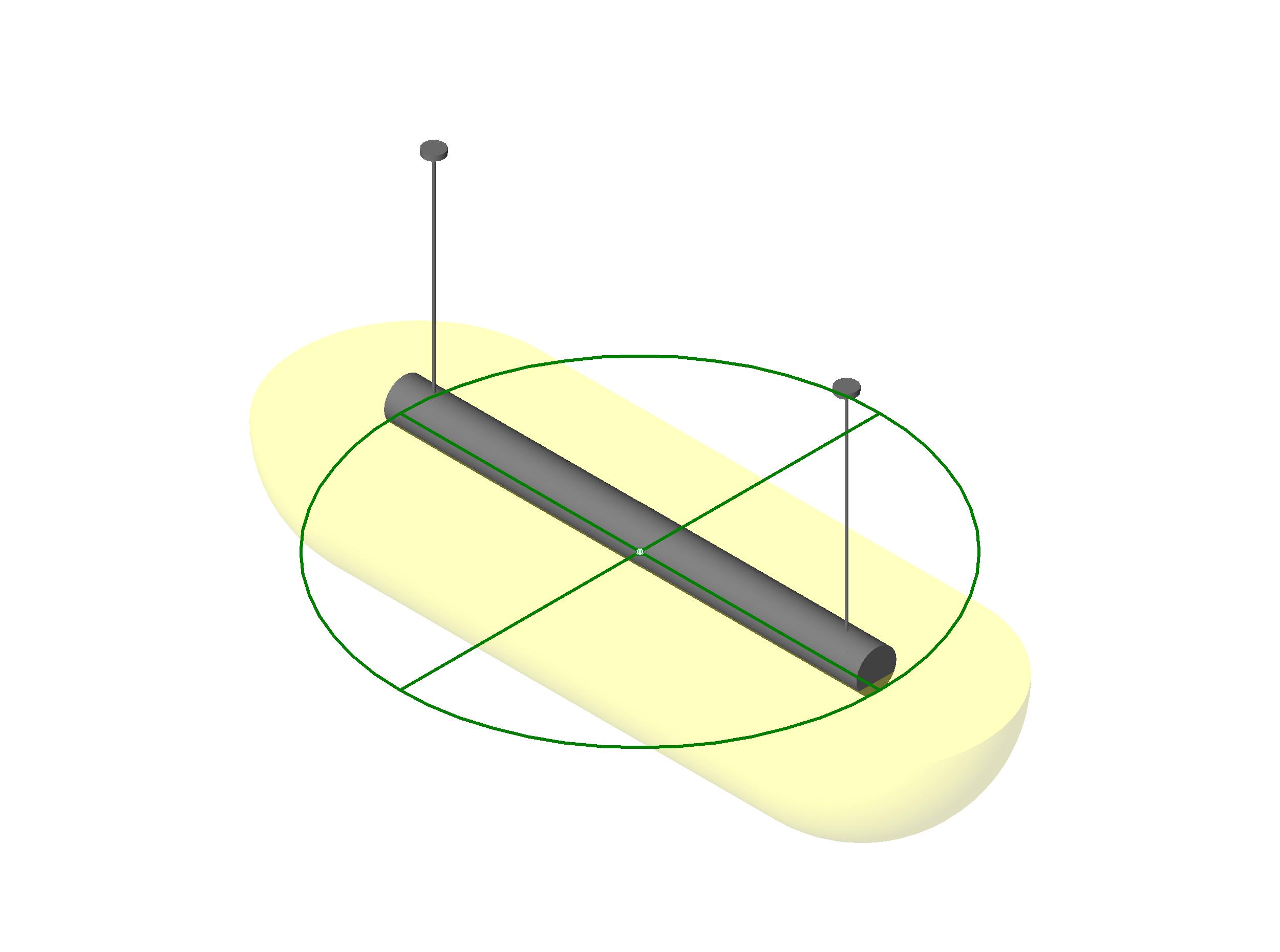 M Pendant Light Linear 1 Lamp revit family free download