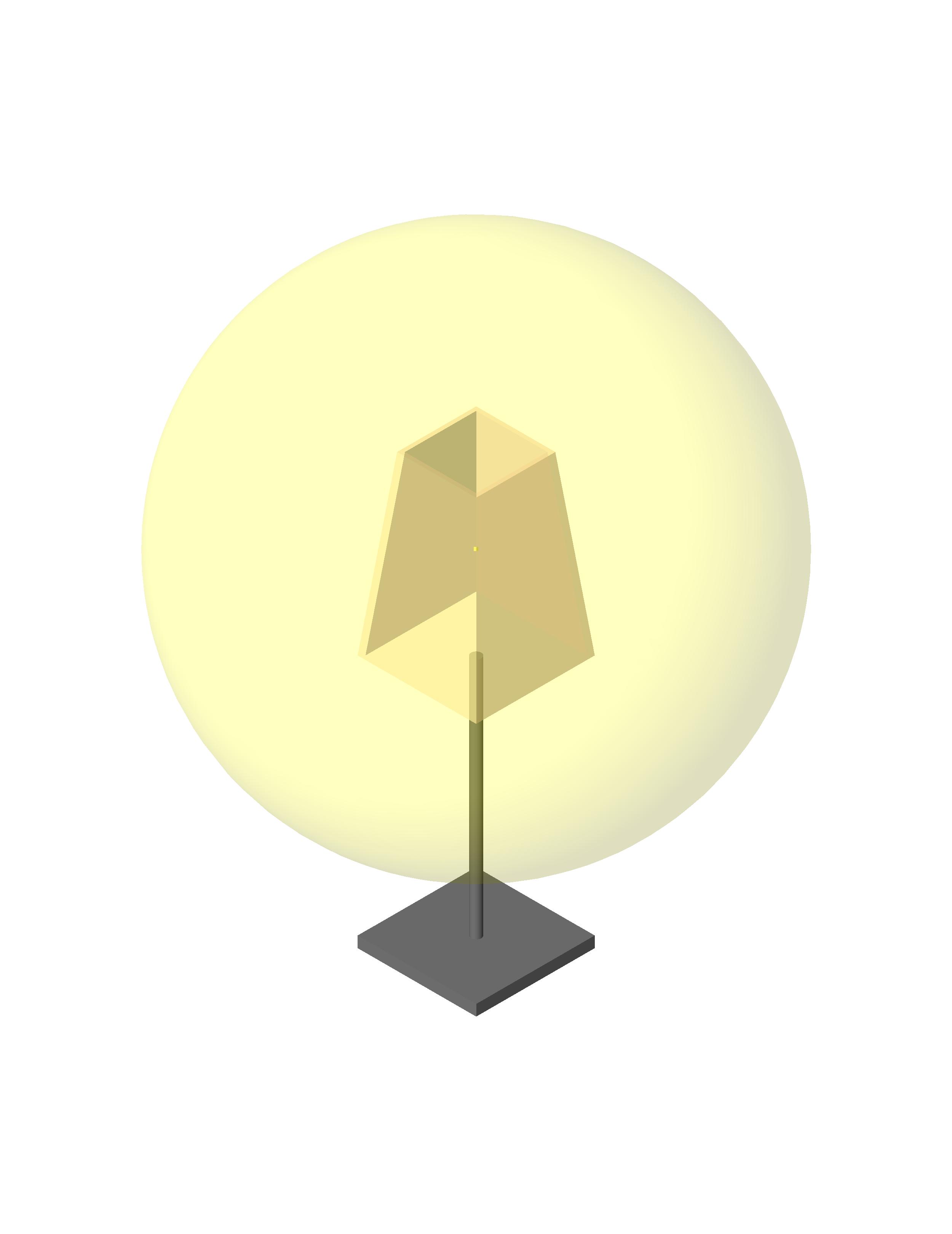 Table Lamp 3 revit family free download