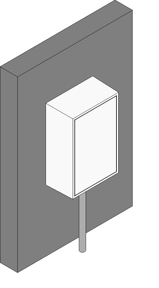 Meter wall mounted 2 revit family free download