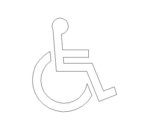 M Parking Symbol ADA revit family free download