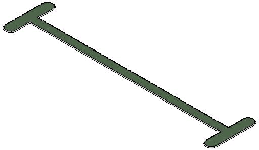 Parking Island Double Sided revit family free download