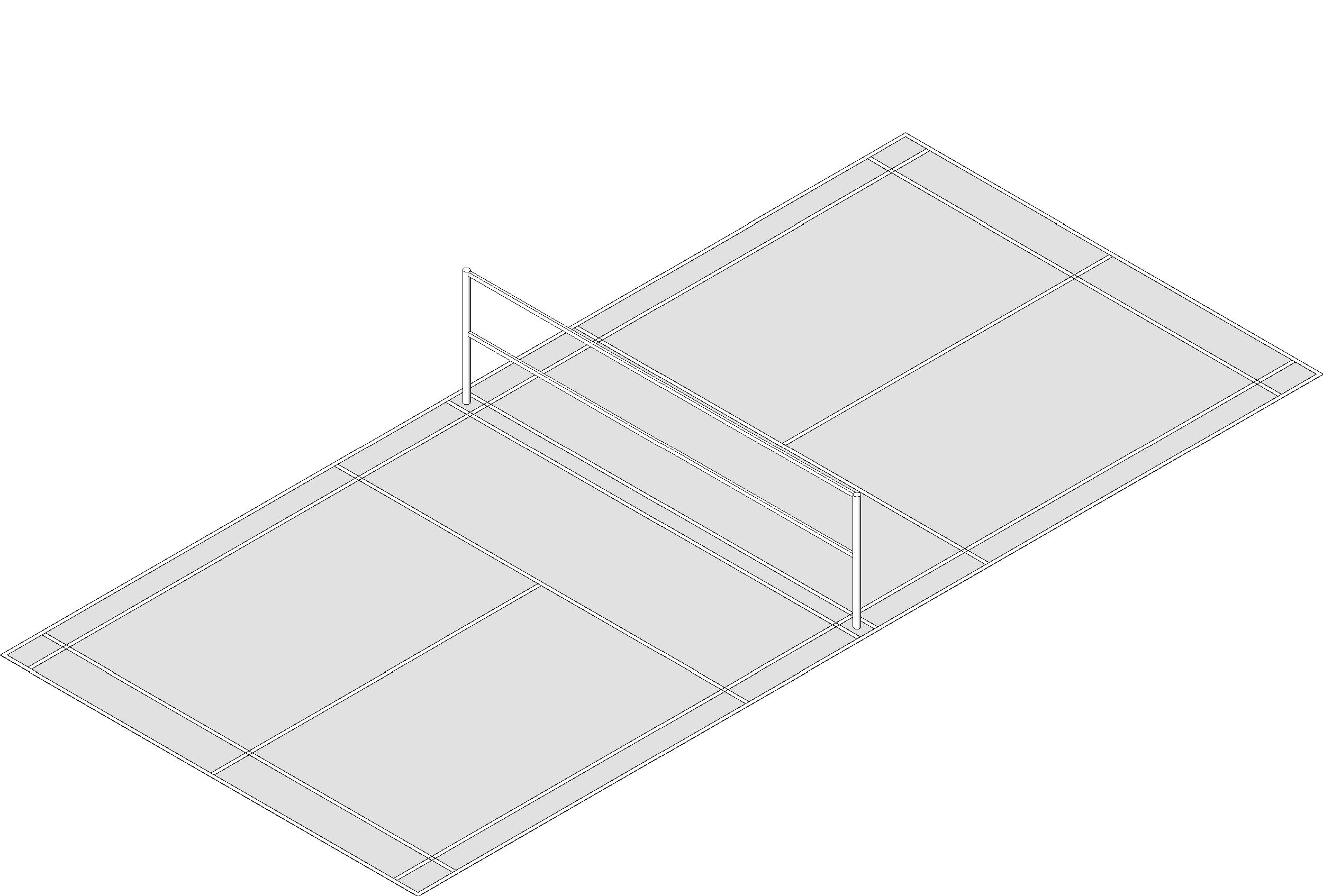 Badminton Court revit family free download