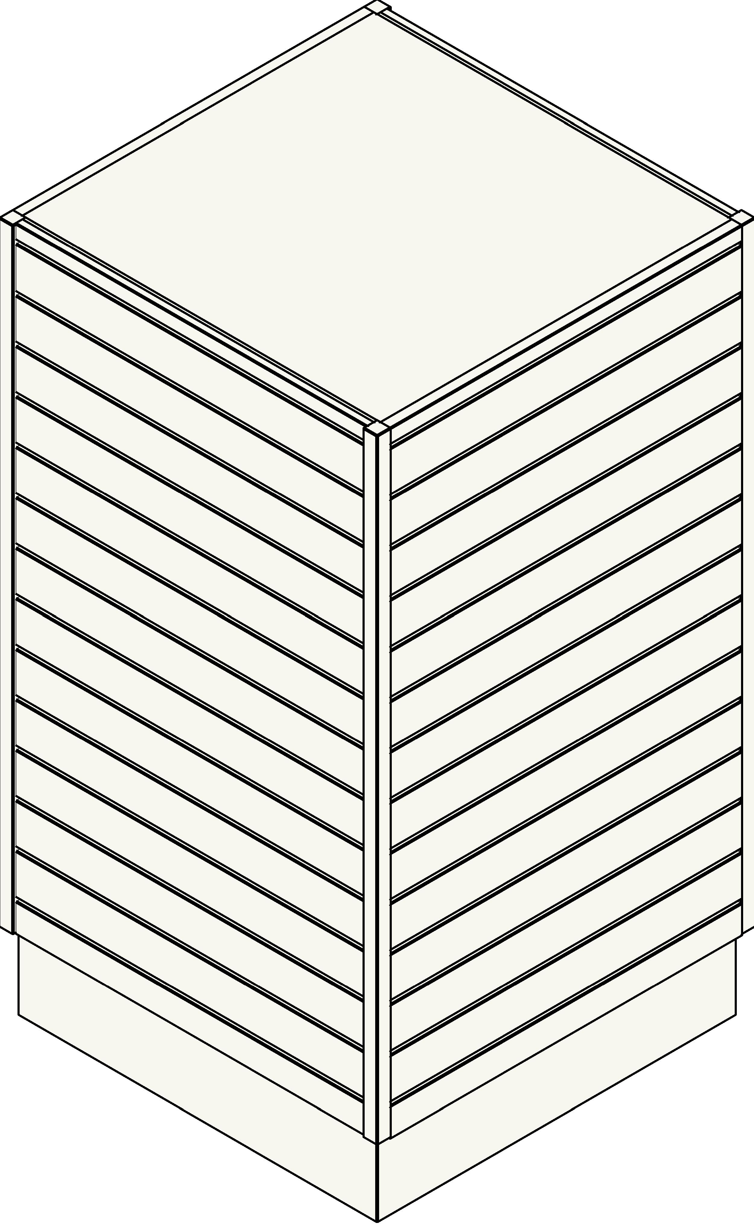 Slatwall Square revit family free download