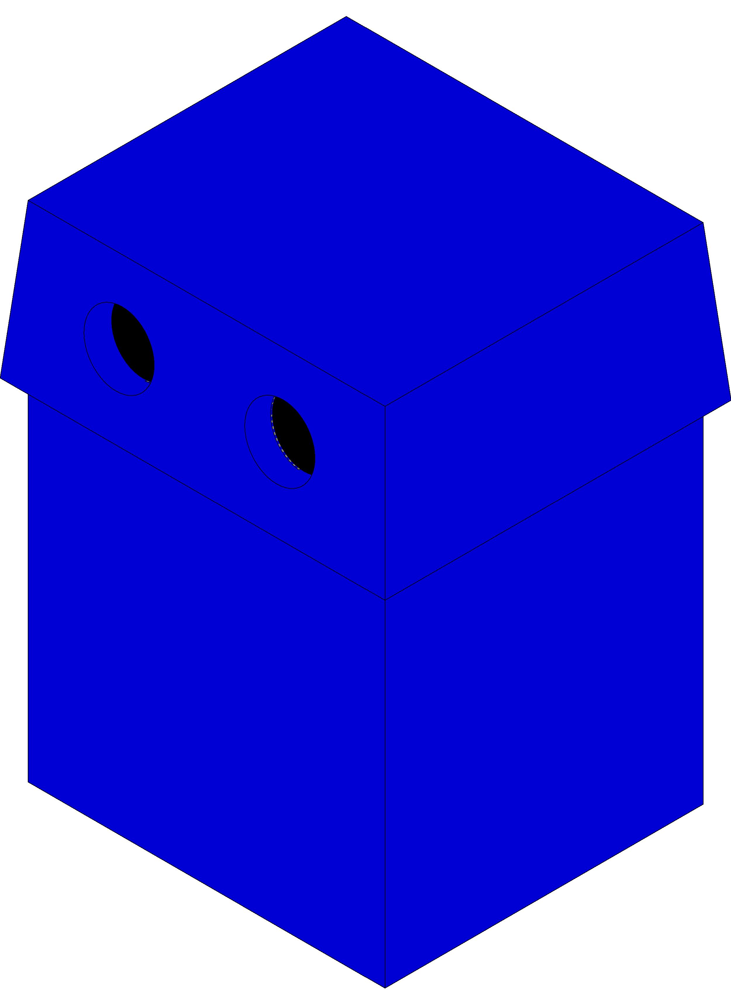 Recycle Bin Square revit family free download