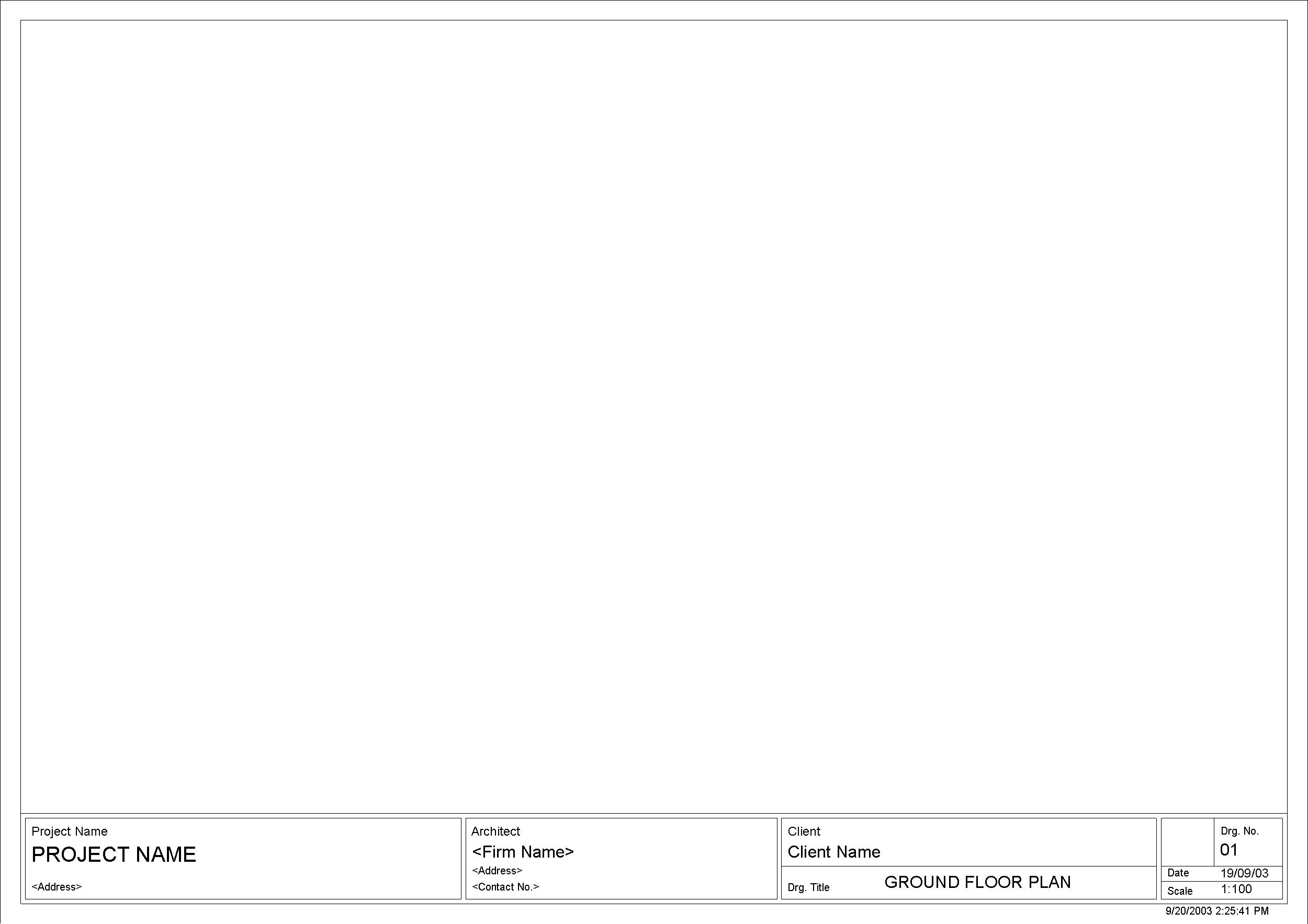 A3 Landscape Below revit family free download