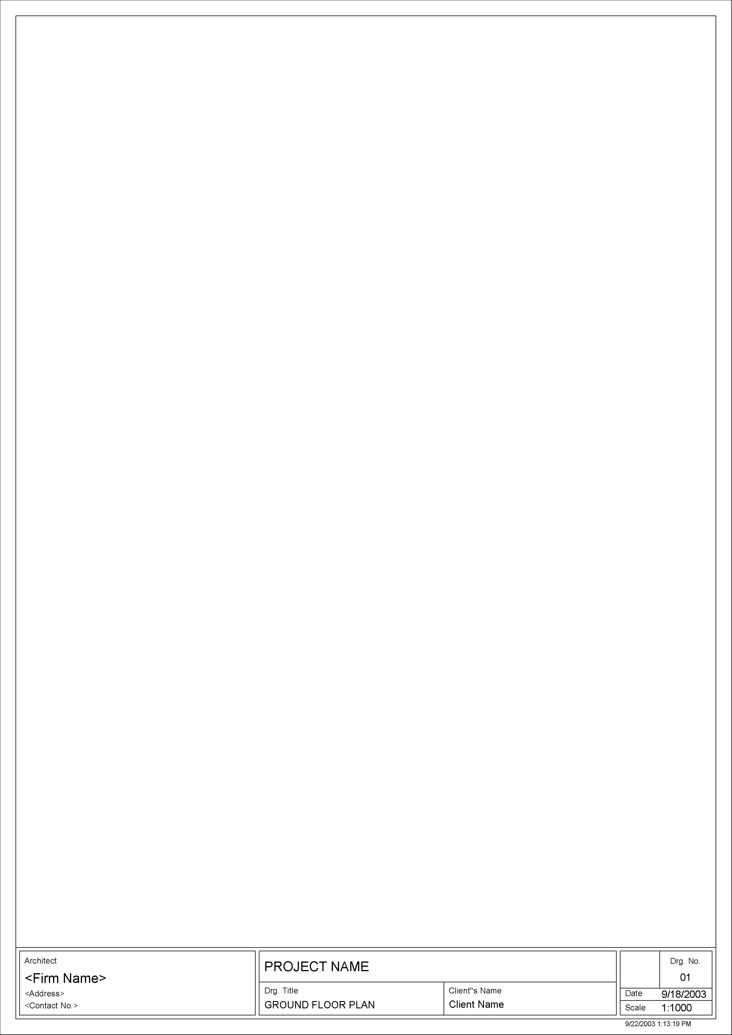 A3 Portrait revit family free download