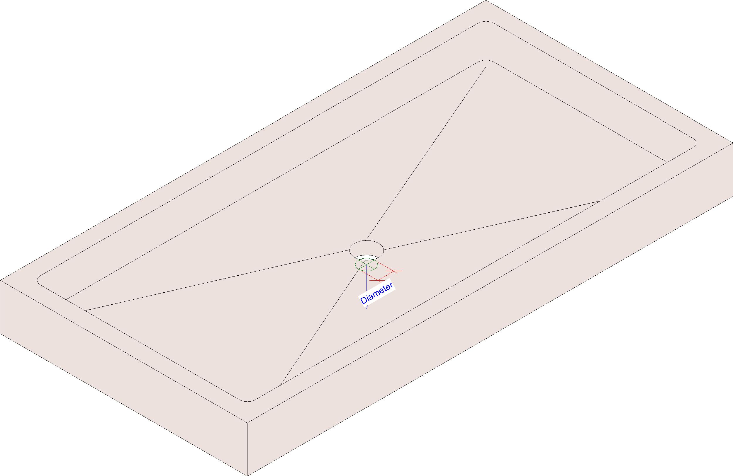 Shower Base 3D 2 revit family free download