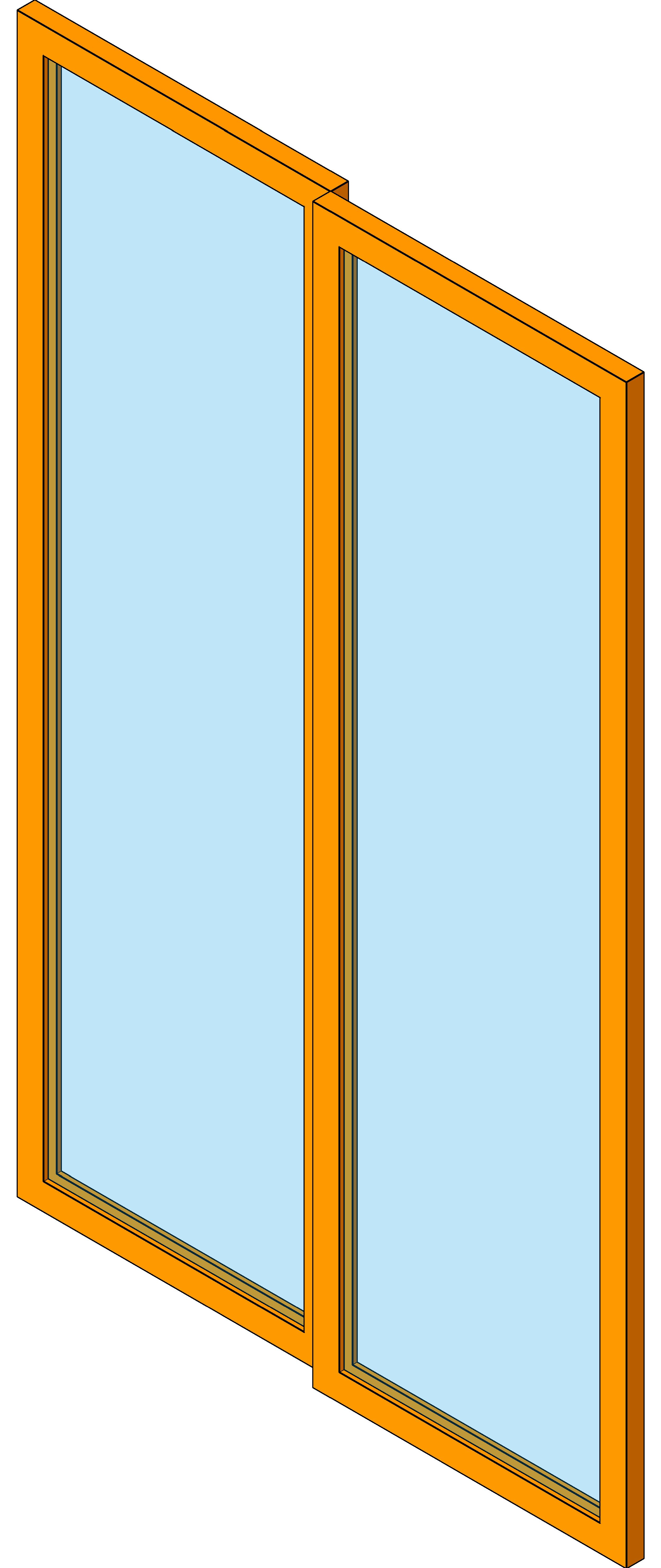 Shower Glass Door Only revit family free download