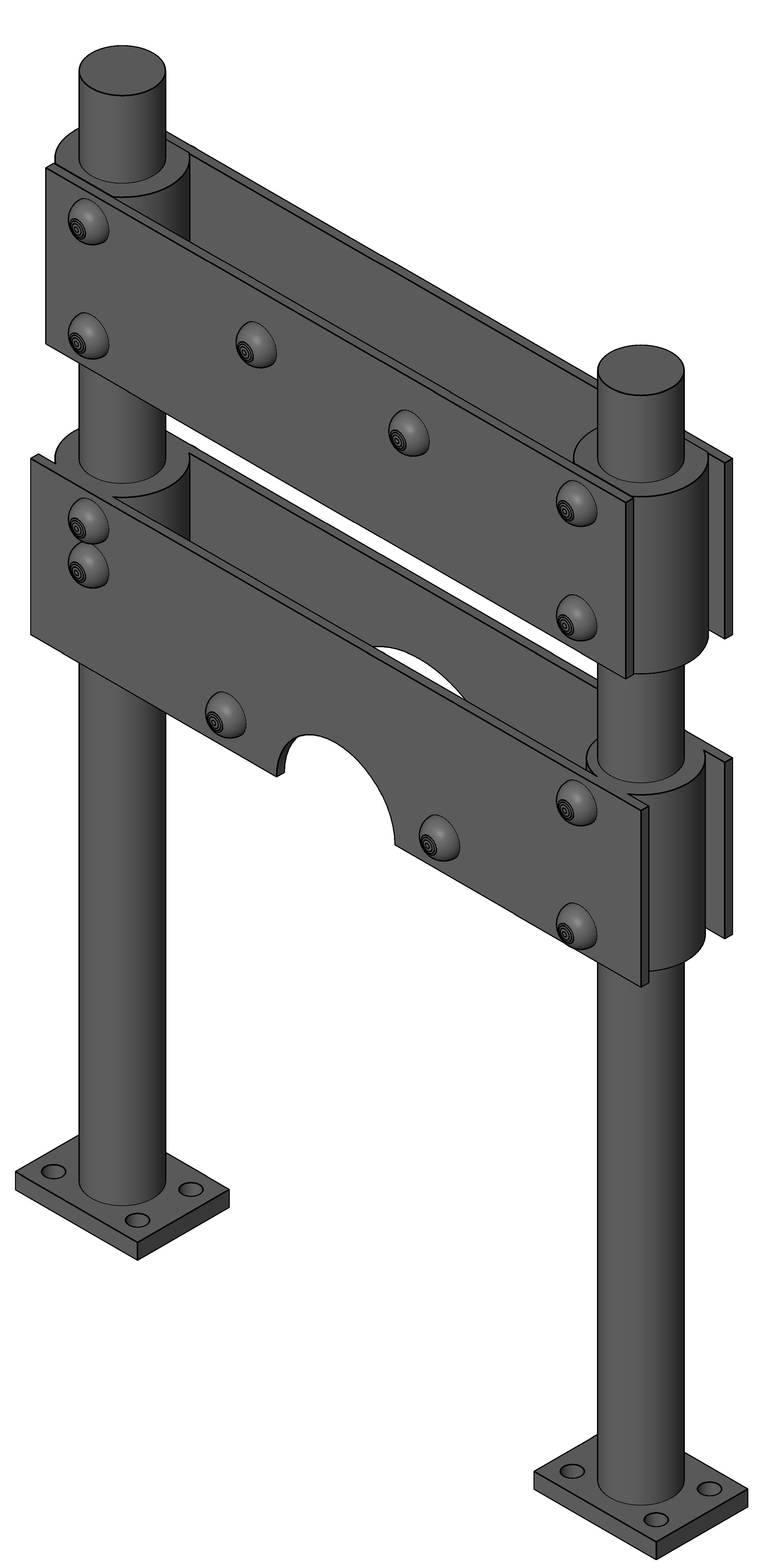 Urinal Support 2 revit family free download
