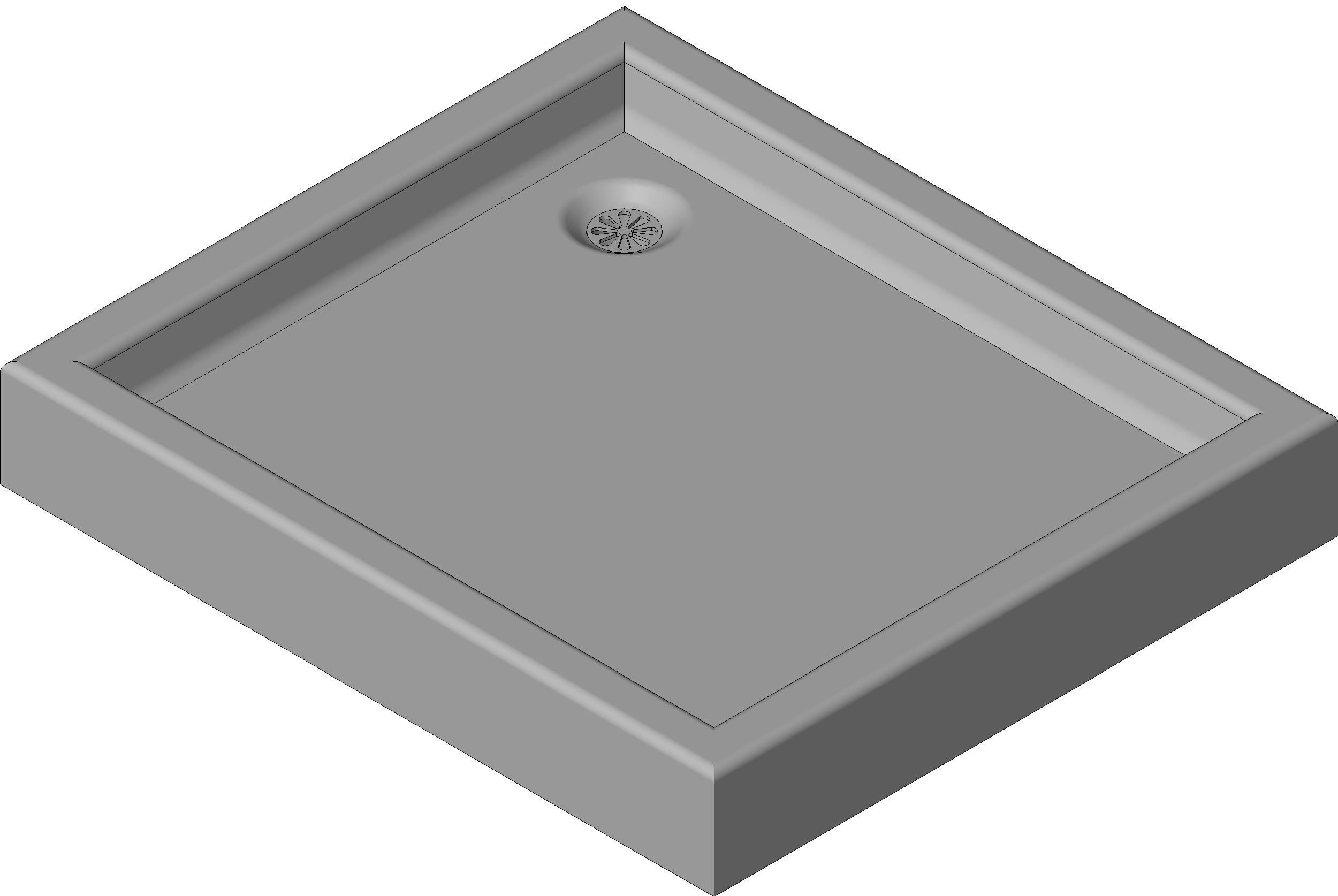 Basin Shower - Stall revit family free download