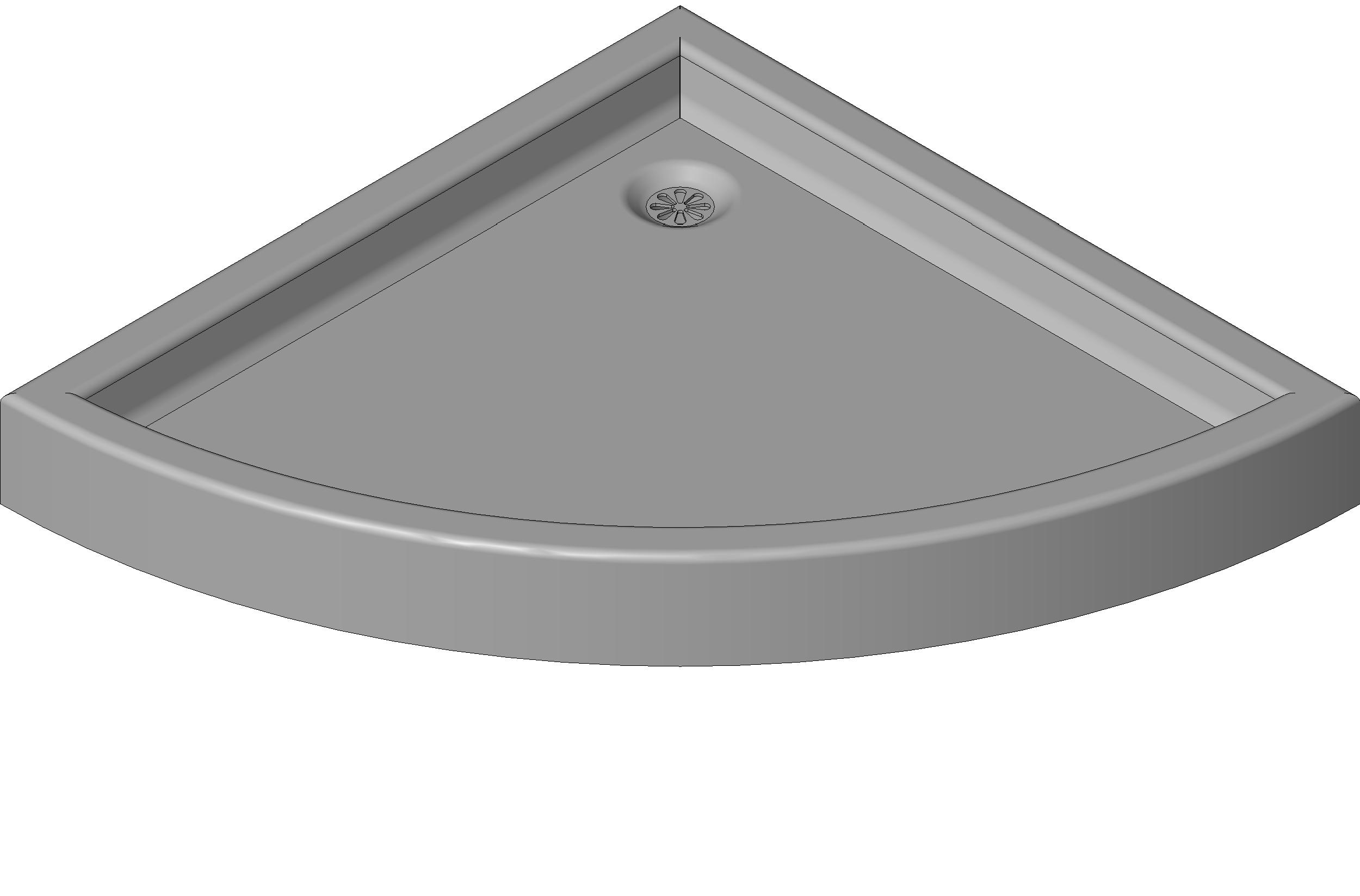 Basin Shower - Stall Corner revit family free download