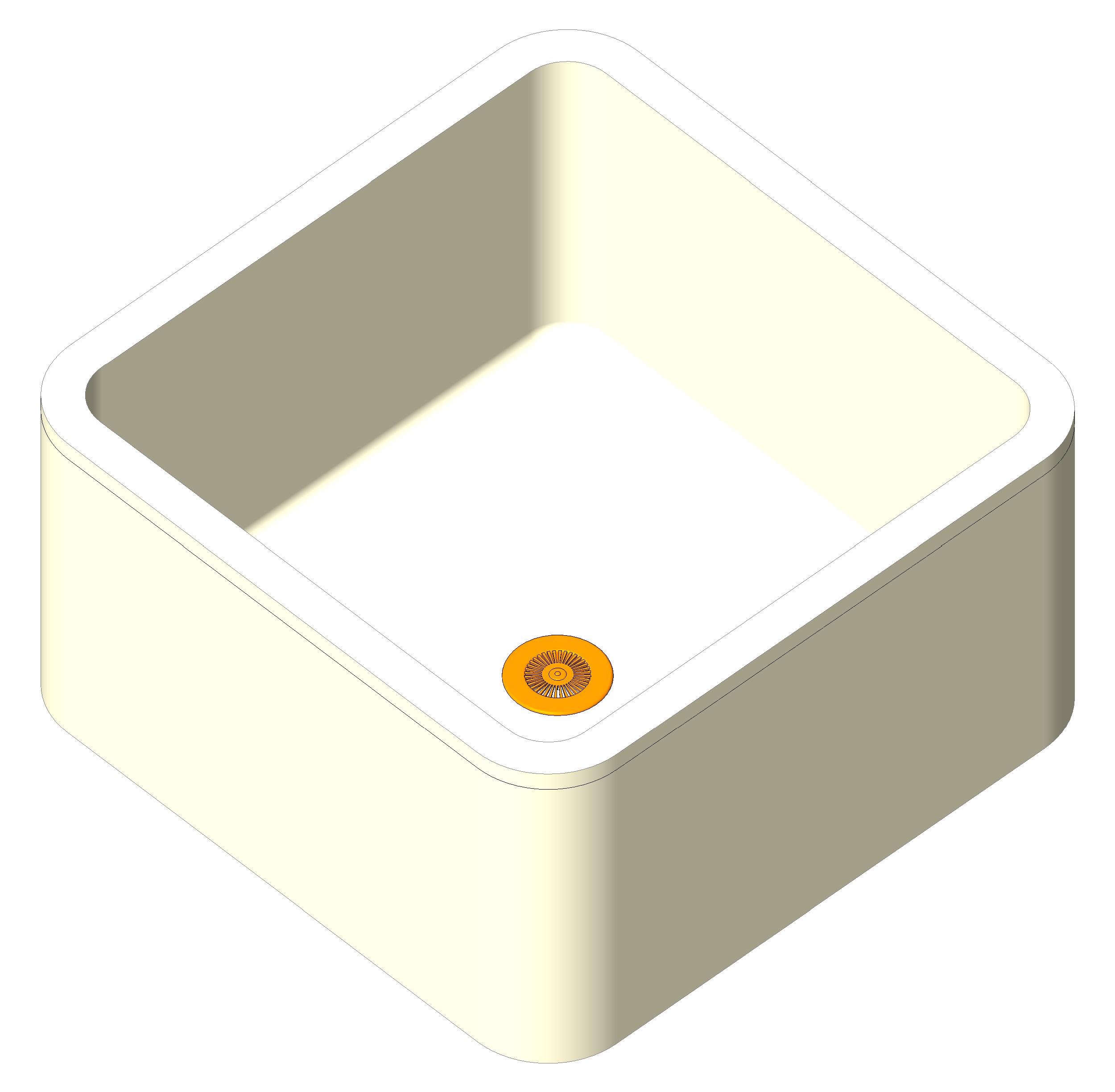 integral sink square revit family free download image