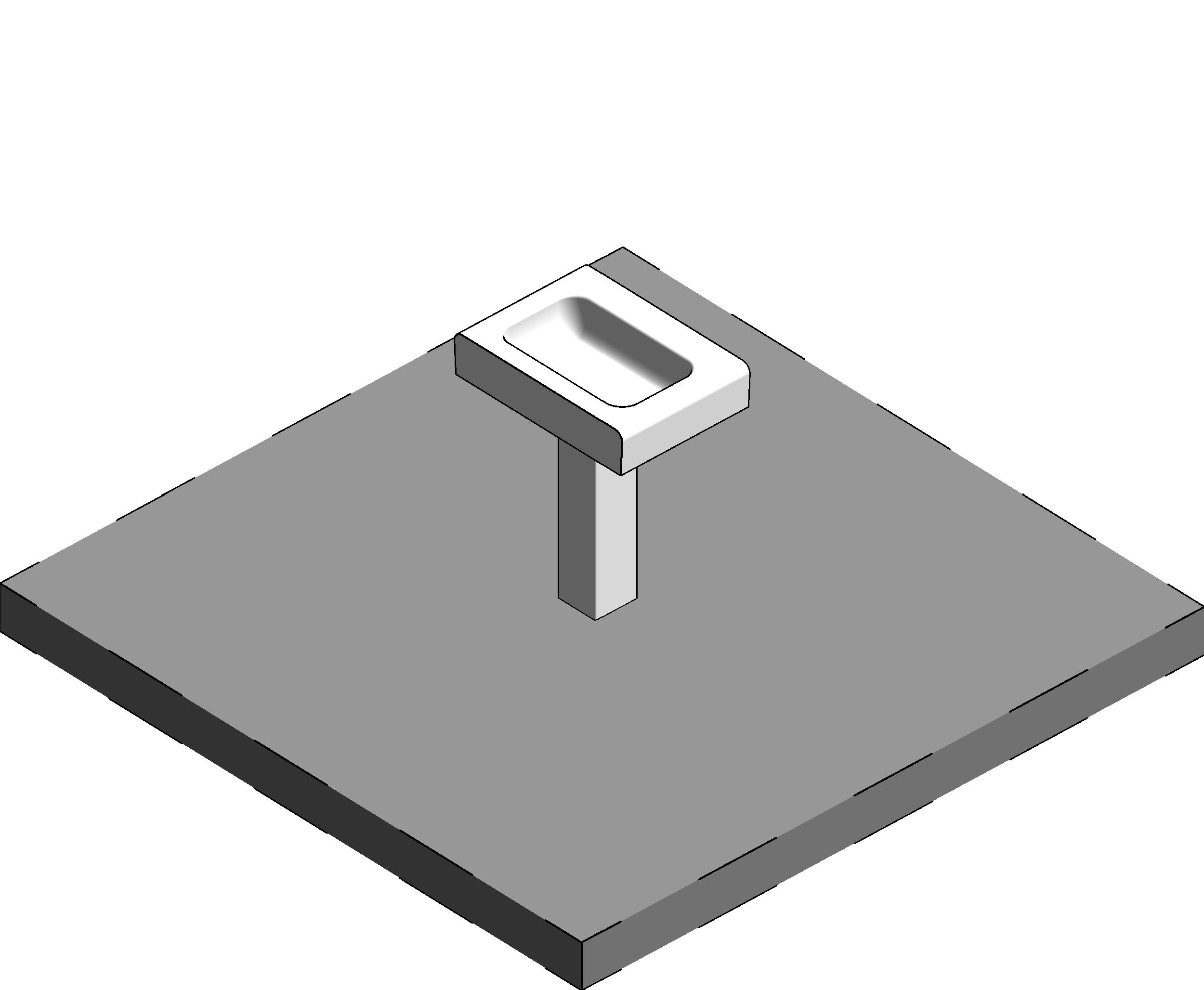 lavatory pedestal contemporary 2 revit family free download image