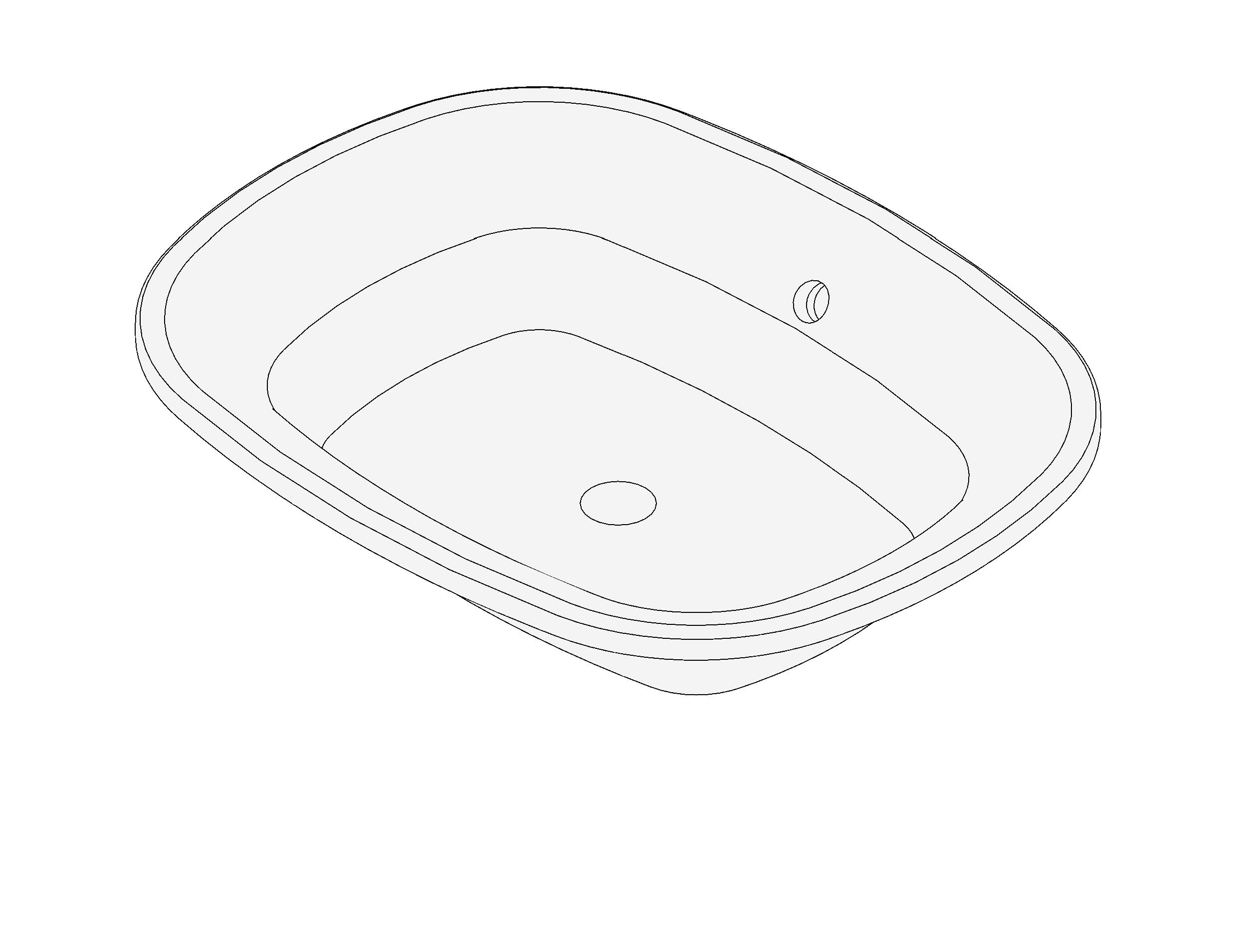 Lavatory Undercounter Contemporary revit family free download