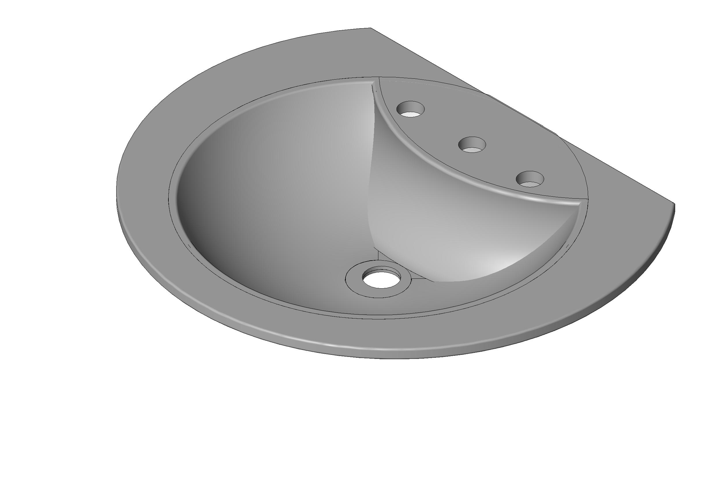 sink bathroom - wall hung revit family free download image