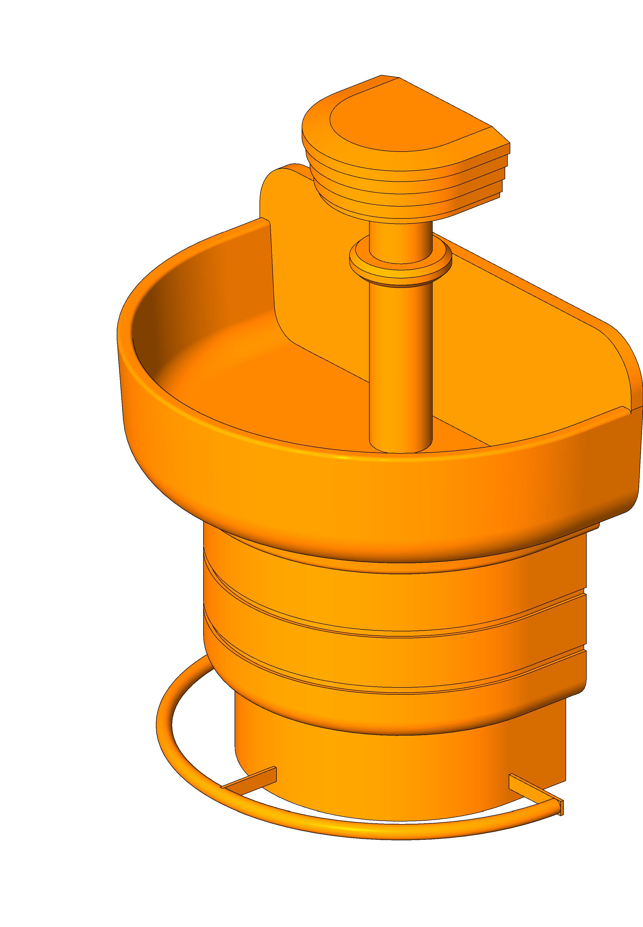 Sink Large Public revit family free download