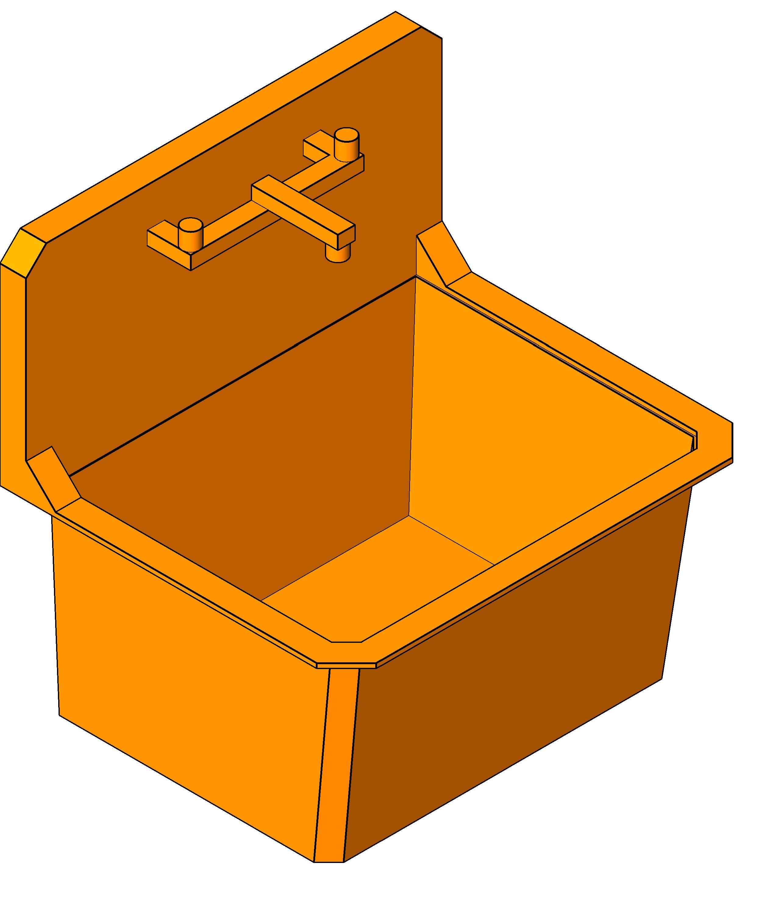 Sink Service Wall Mounted revit family free download