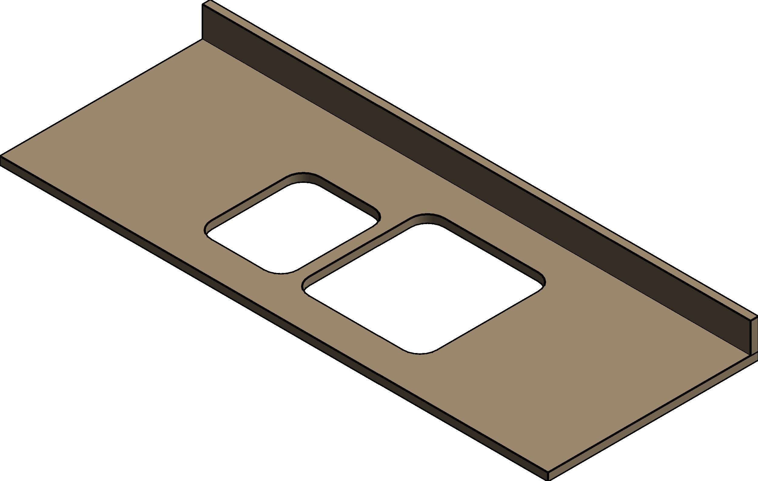 Vanity Tops Prism Top with Sink Double revit family free download