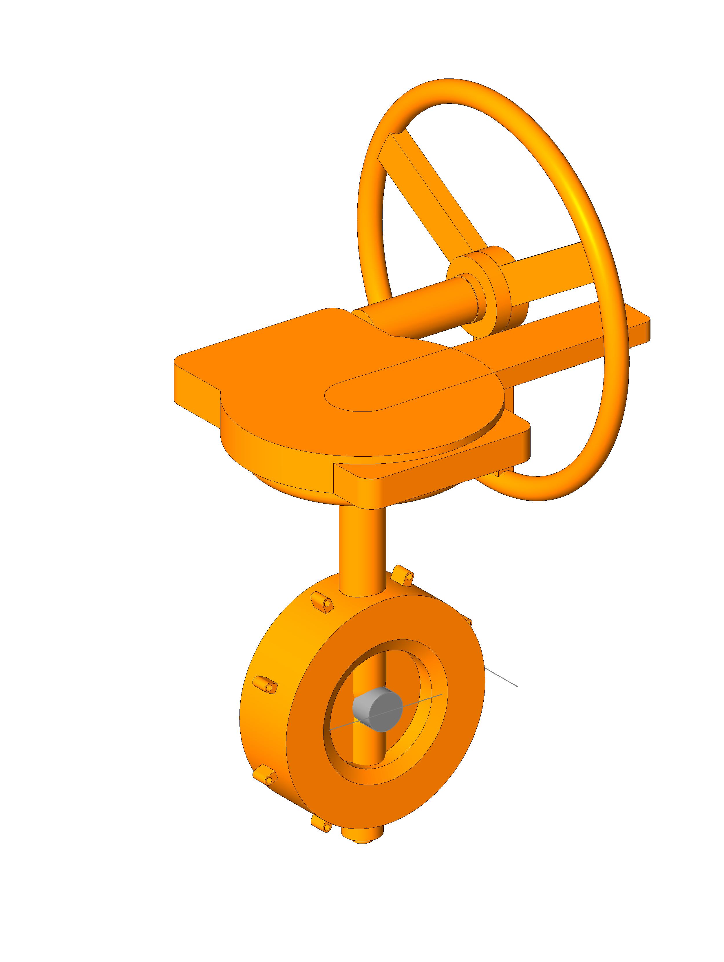 Check Valve Butterfly Valve revit family free download