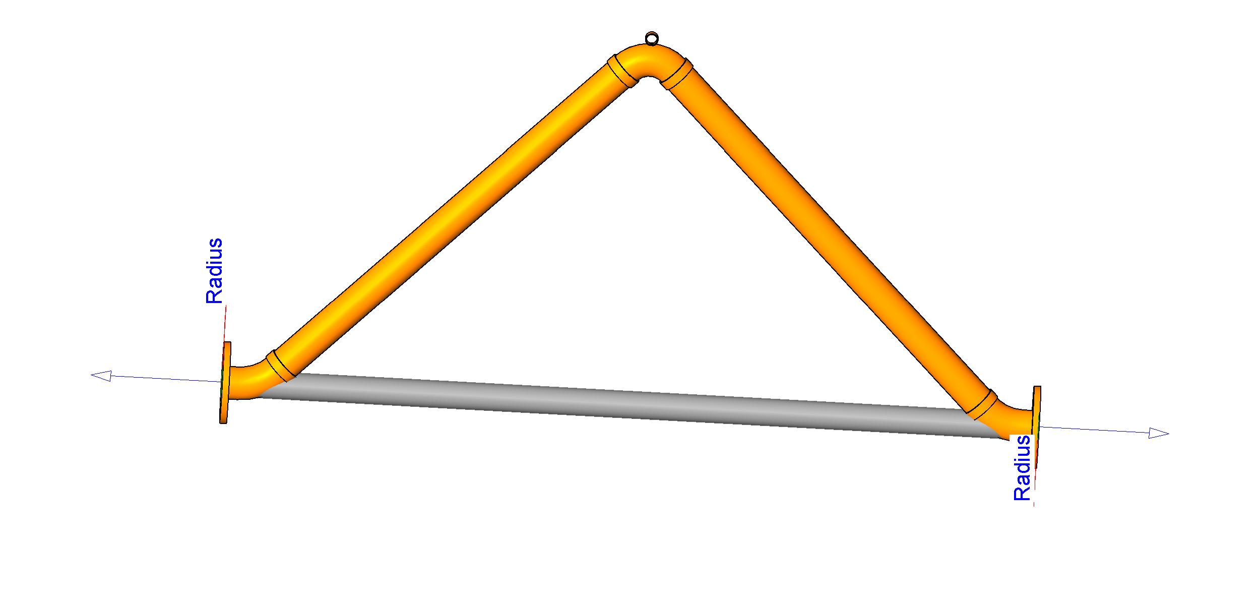 Metraloop Expansion Joist V Loop Flanged Ends revit family free download