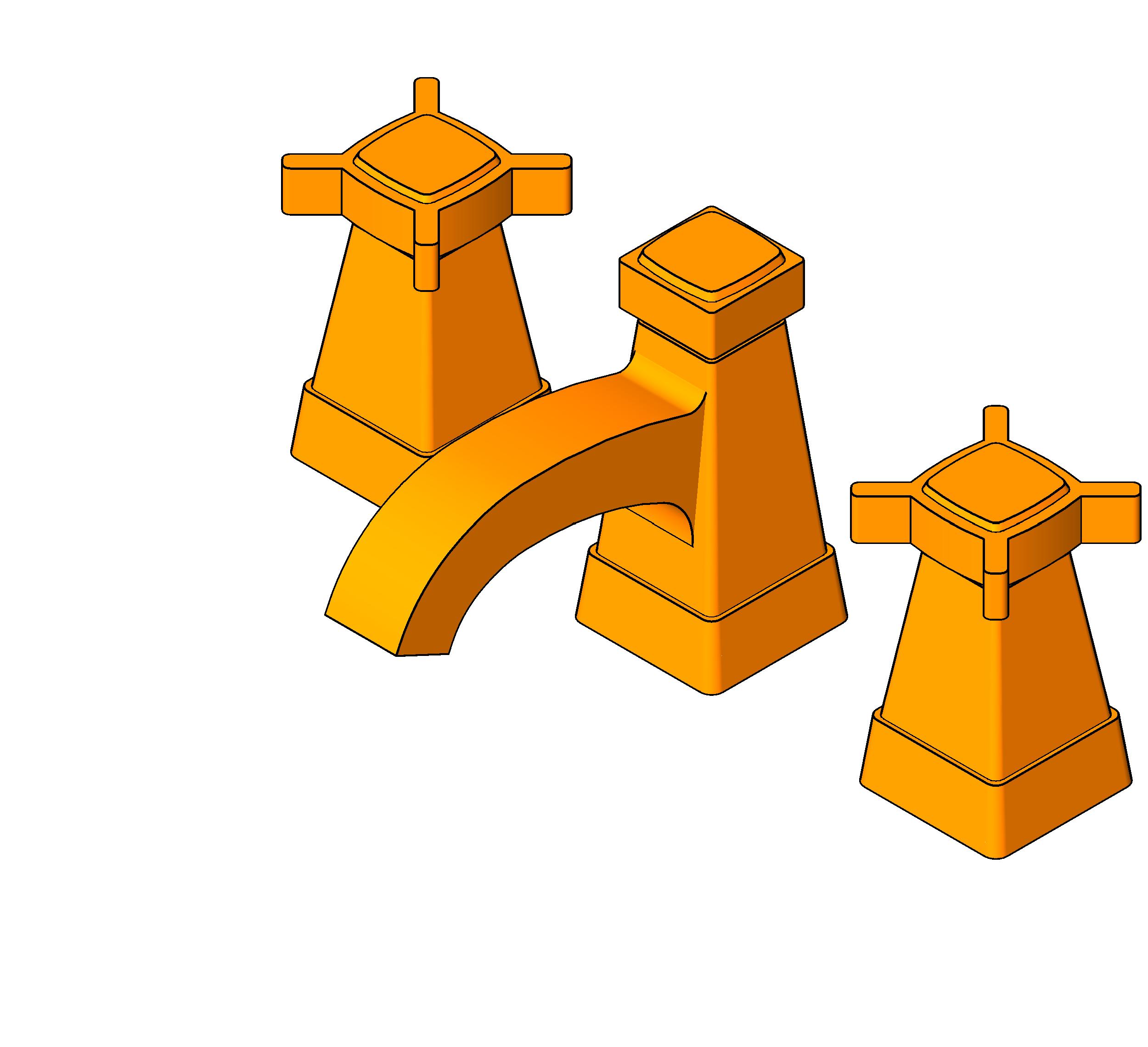Faucet Traditional L revit family free download