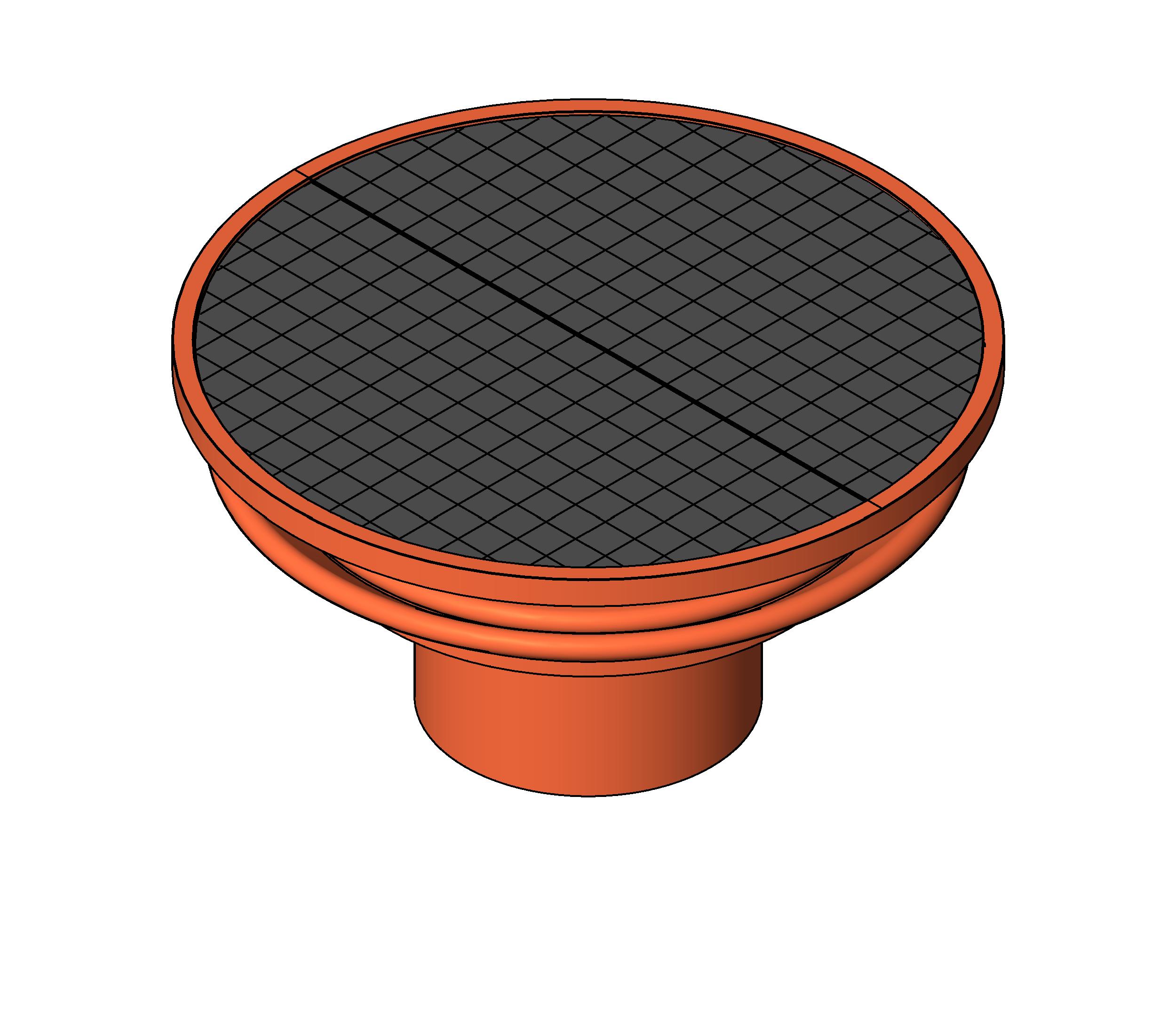 Floor Drain Round A revit family free download