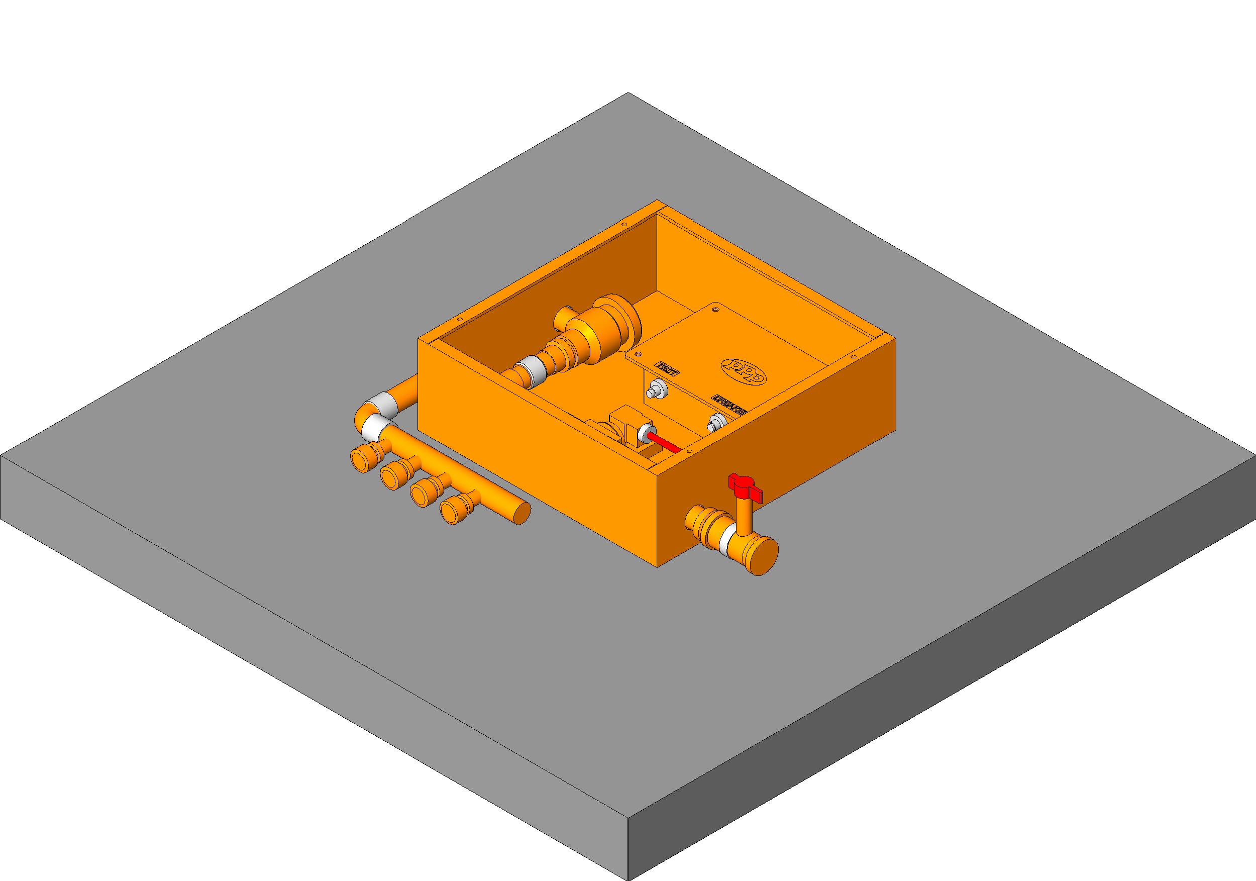 Trap Primer Electronic Prime Time Surface Mount 4 revit family free download