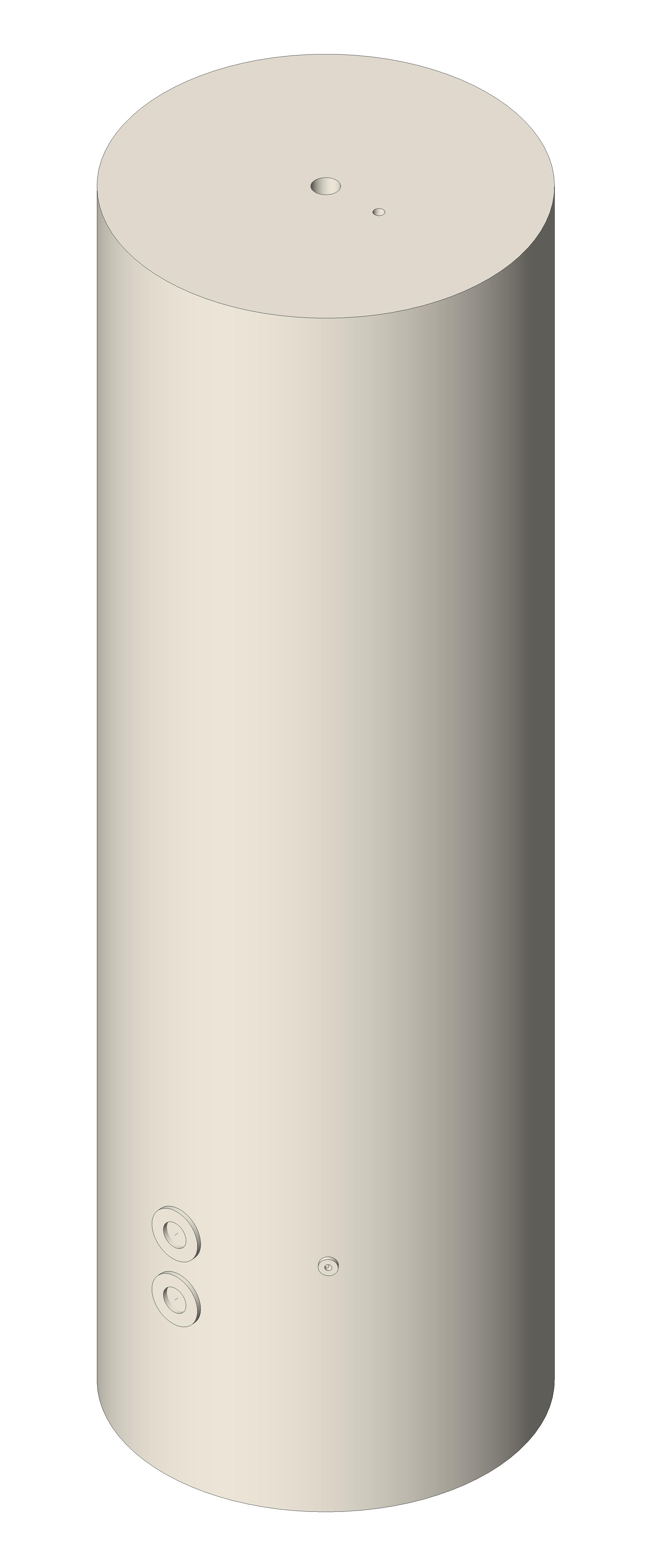 Storage Tank White Commercial Vertical Large Volume revit family free download