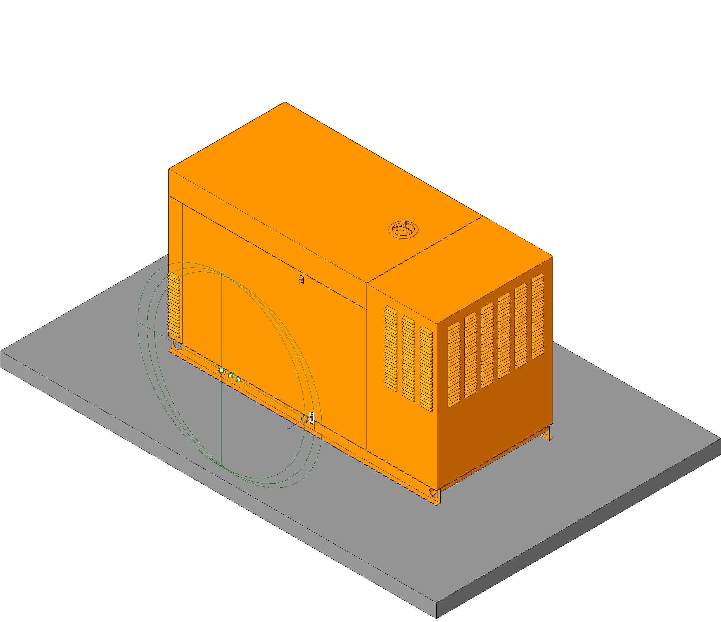 generator 36k watts single phase revit family free download image