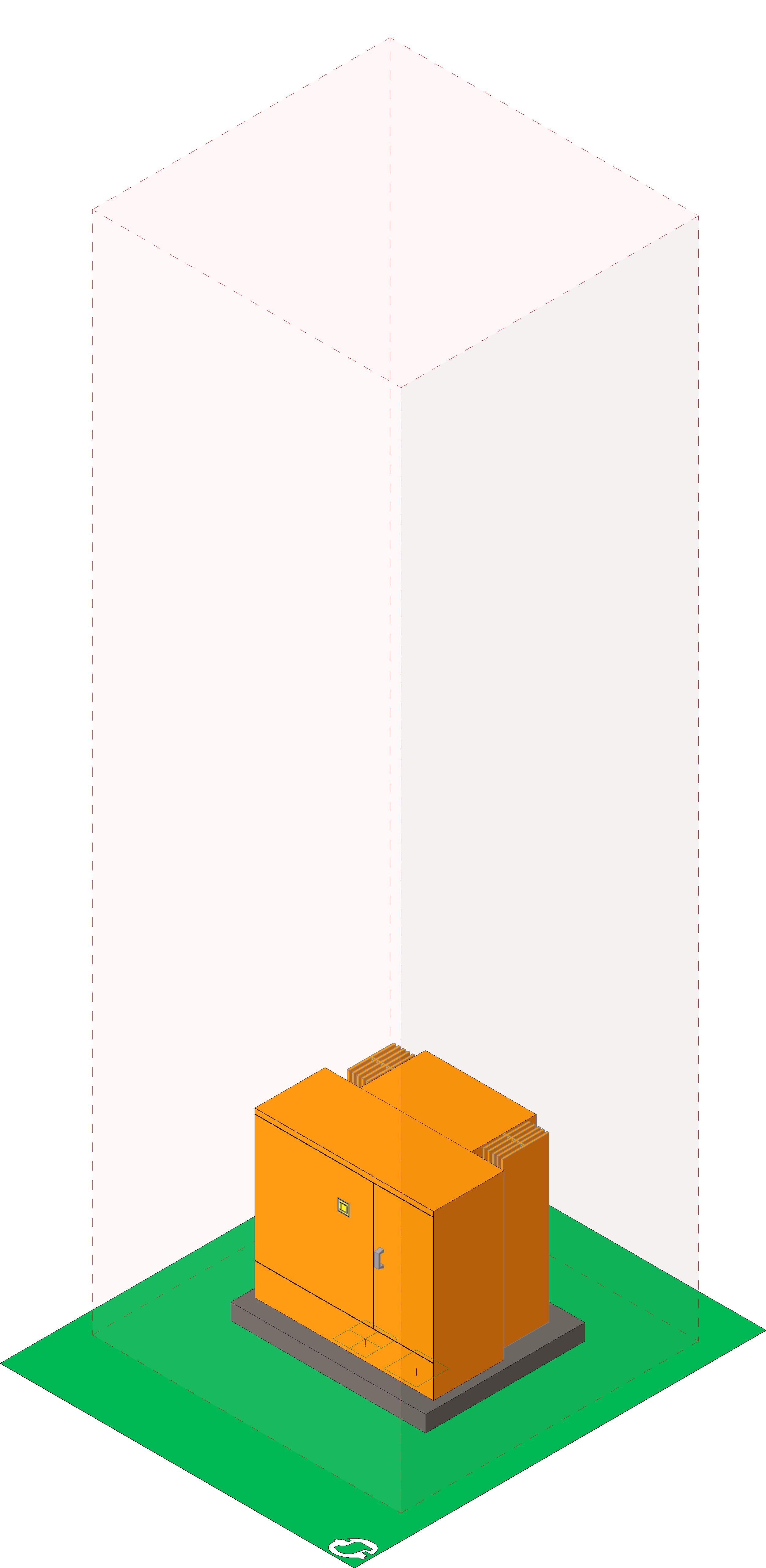 Transformer Padmount Liquid Filled revit family free download