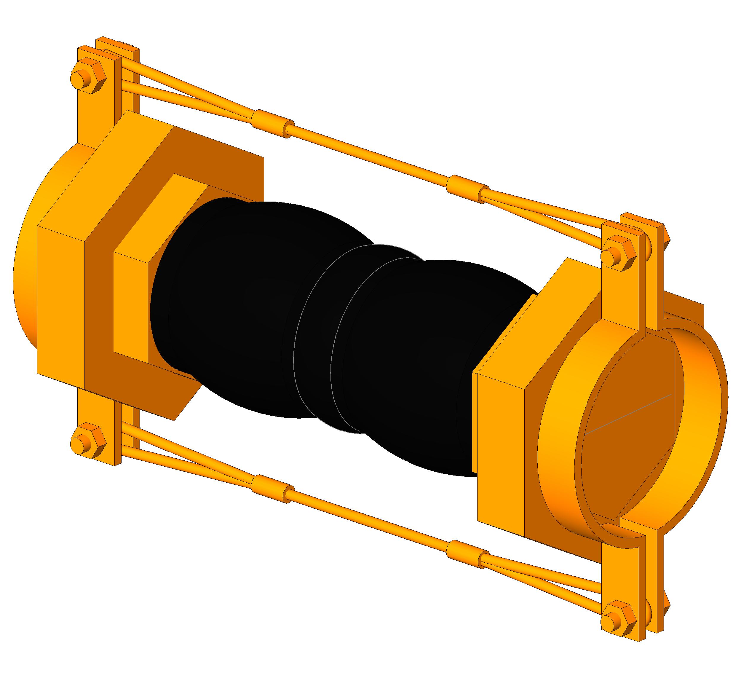 Rubber Expansion Joints Doubleunion Rubber Expansion Joint revit family free download