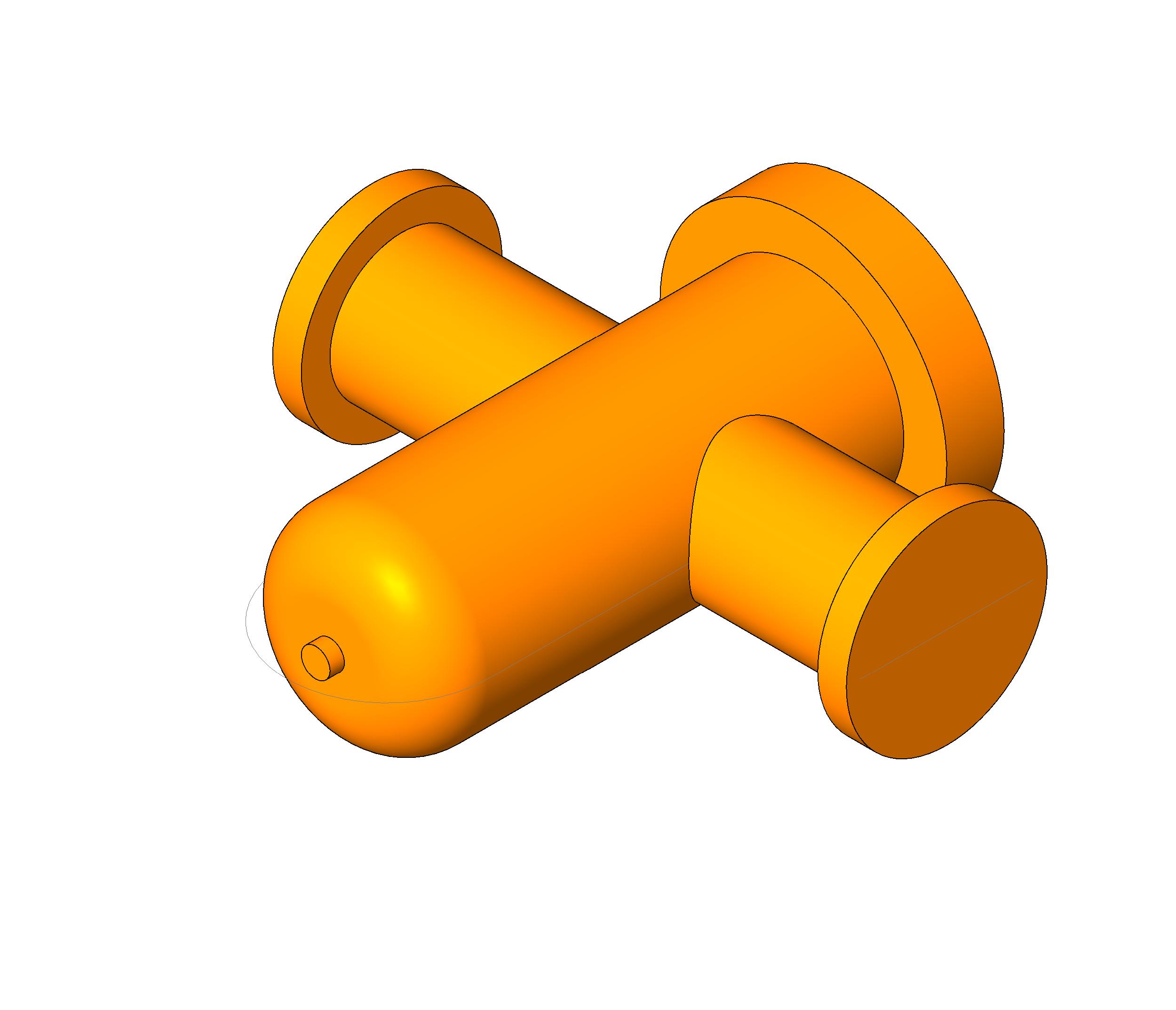 Strainer 125 Flanged Basket Strainers B 1 T revit family free download