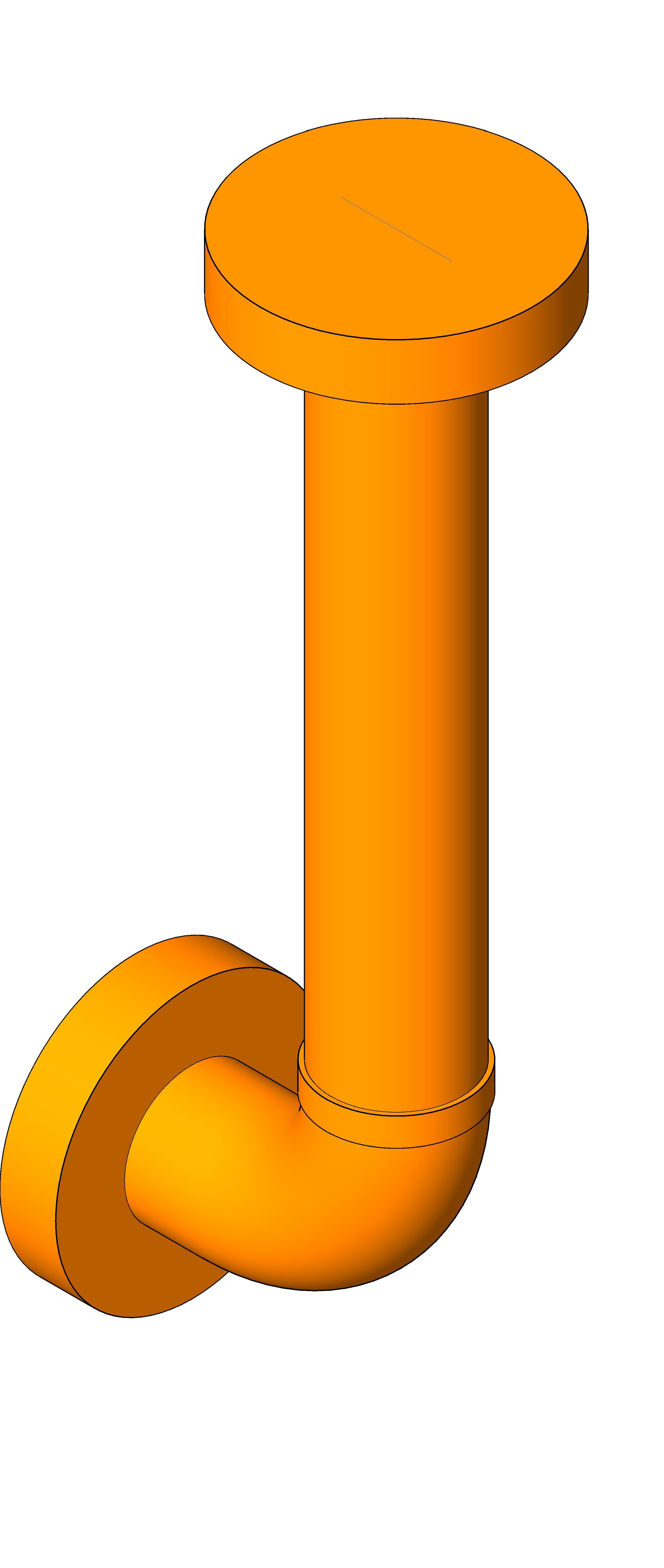 Vane Flex 150 Plate Flanges and Long Radius 90 Degree Elbow revit family free download