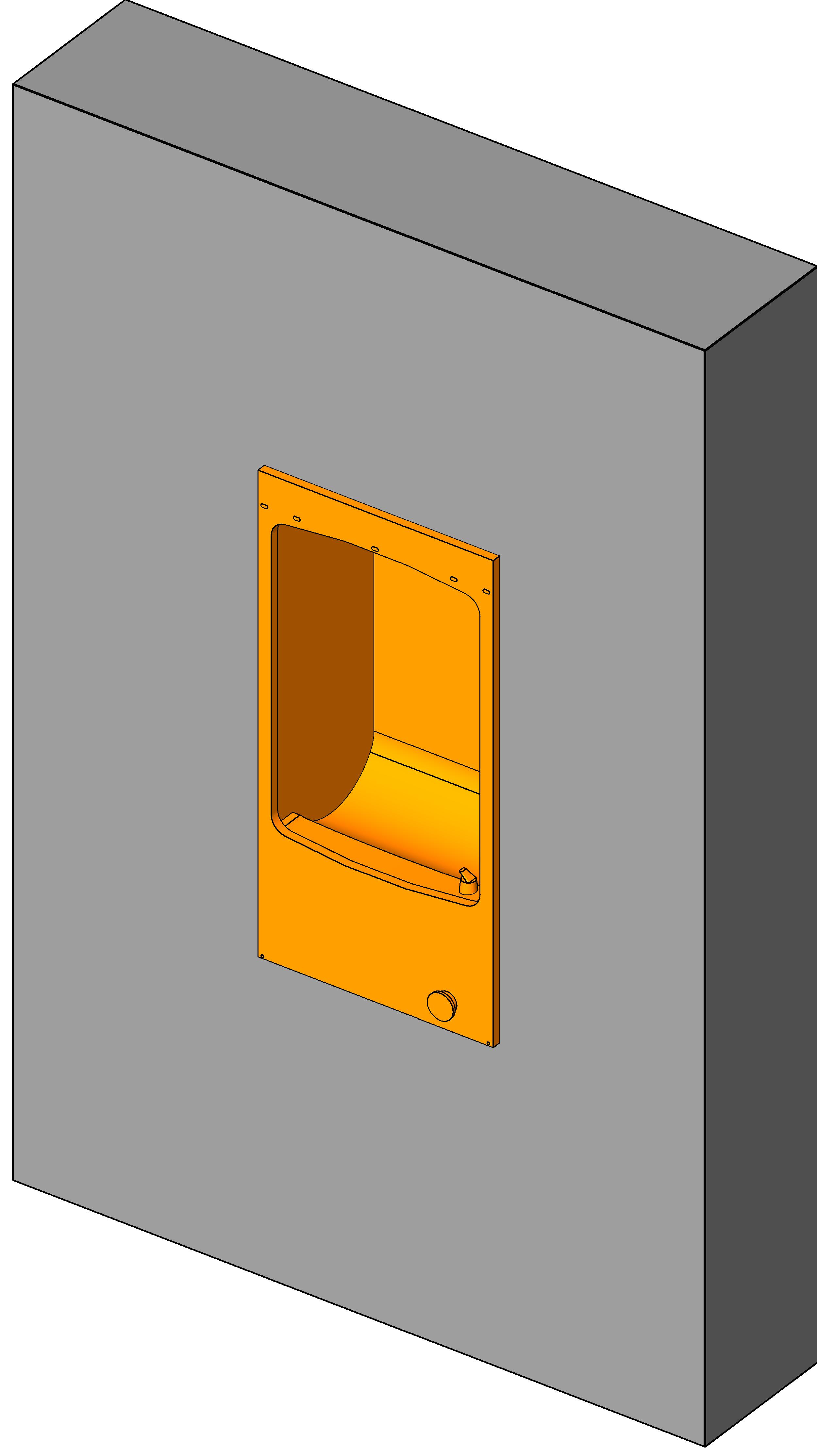 drinking fountain recessed wall mounted revit family free download image